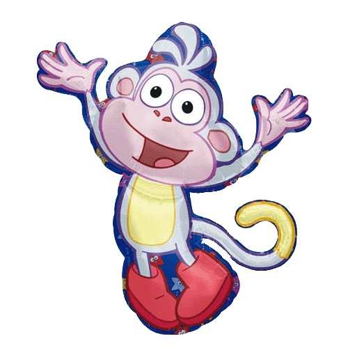 Dora The Explorer Boots Supershape Jumbo Helium Balloon