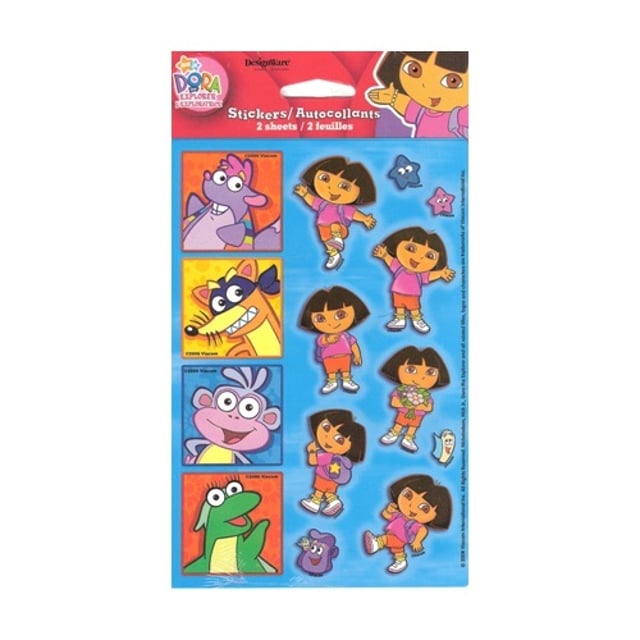 Dora Spring Stickers Dora The Explorer Stickers (2 Sheets) | Fashion For Fun - Fashion For Fun