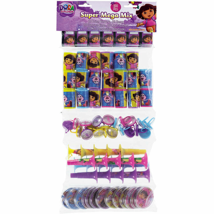 Dora the Explorer Super Mega Mix Favour Pack (100 Pieces)