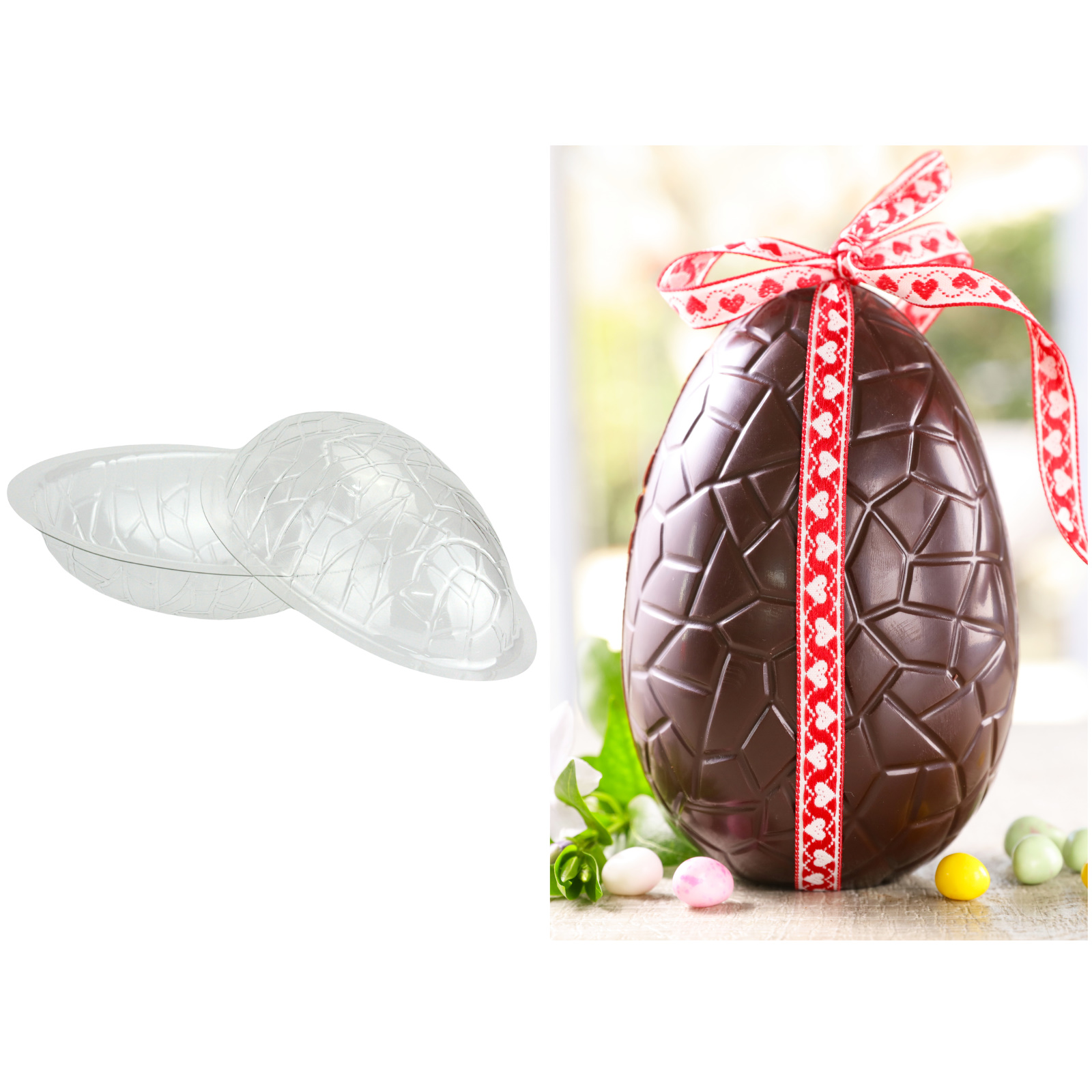 Easter Egg Plastic Chocolate Mould 