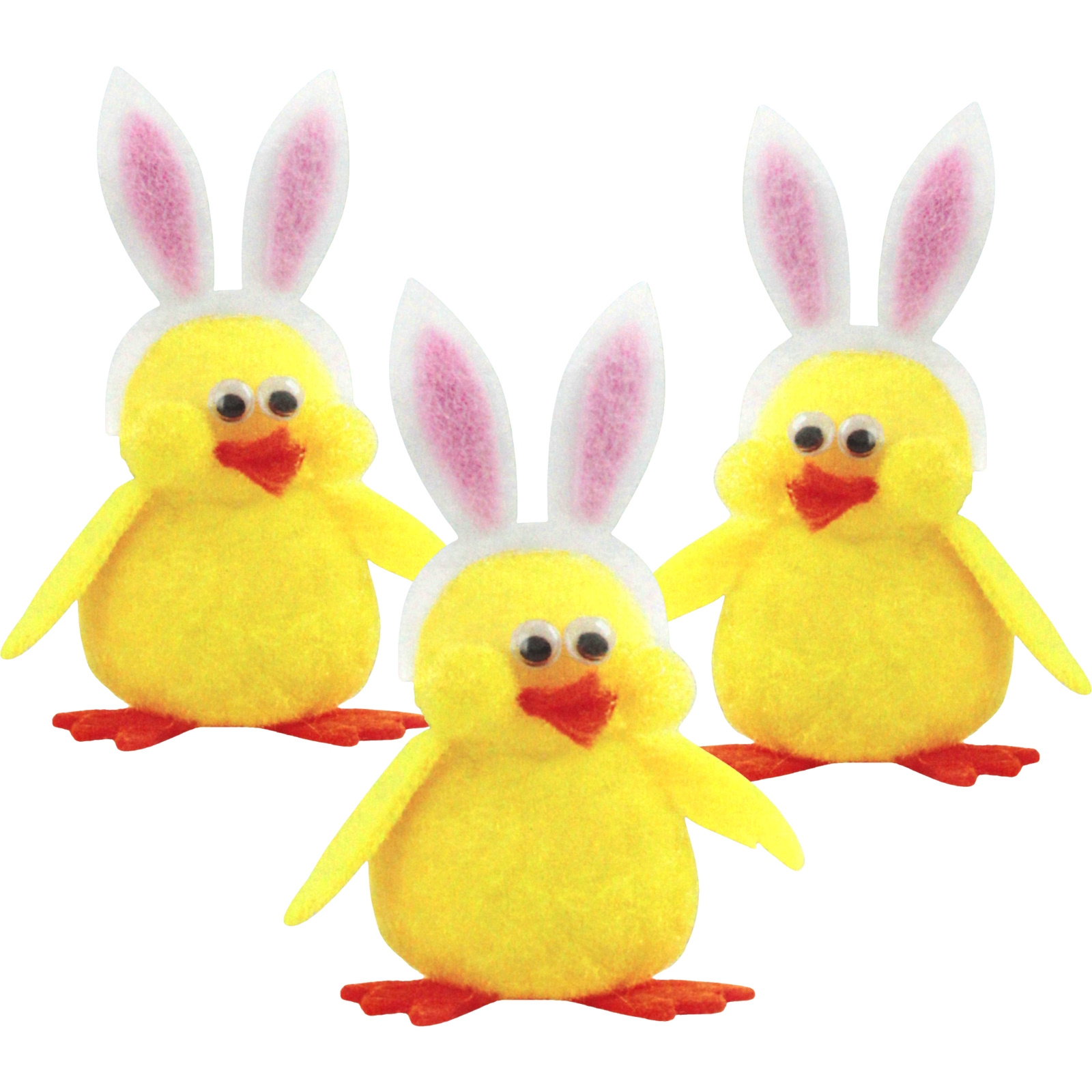 Pom Pom Easter Chick Craft Set (Pack of 3)