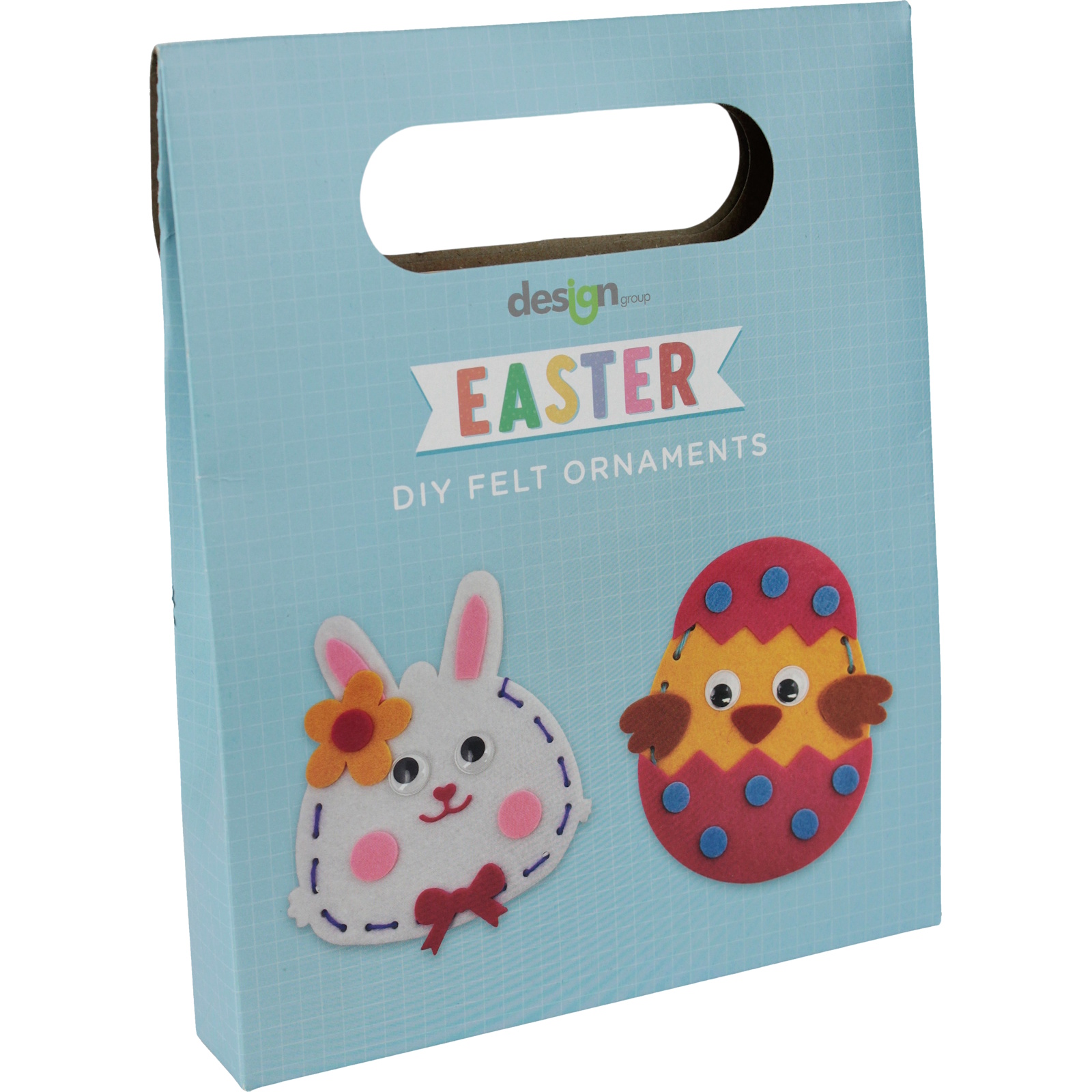 DIY Felt Easter Ornaments Set