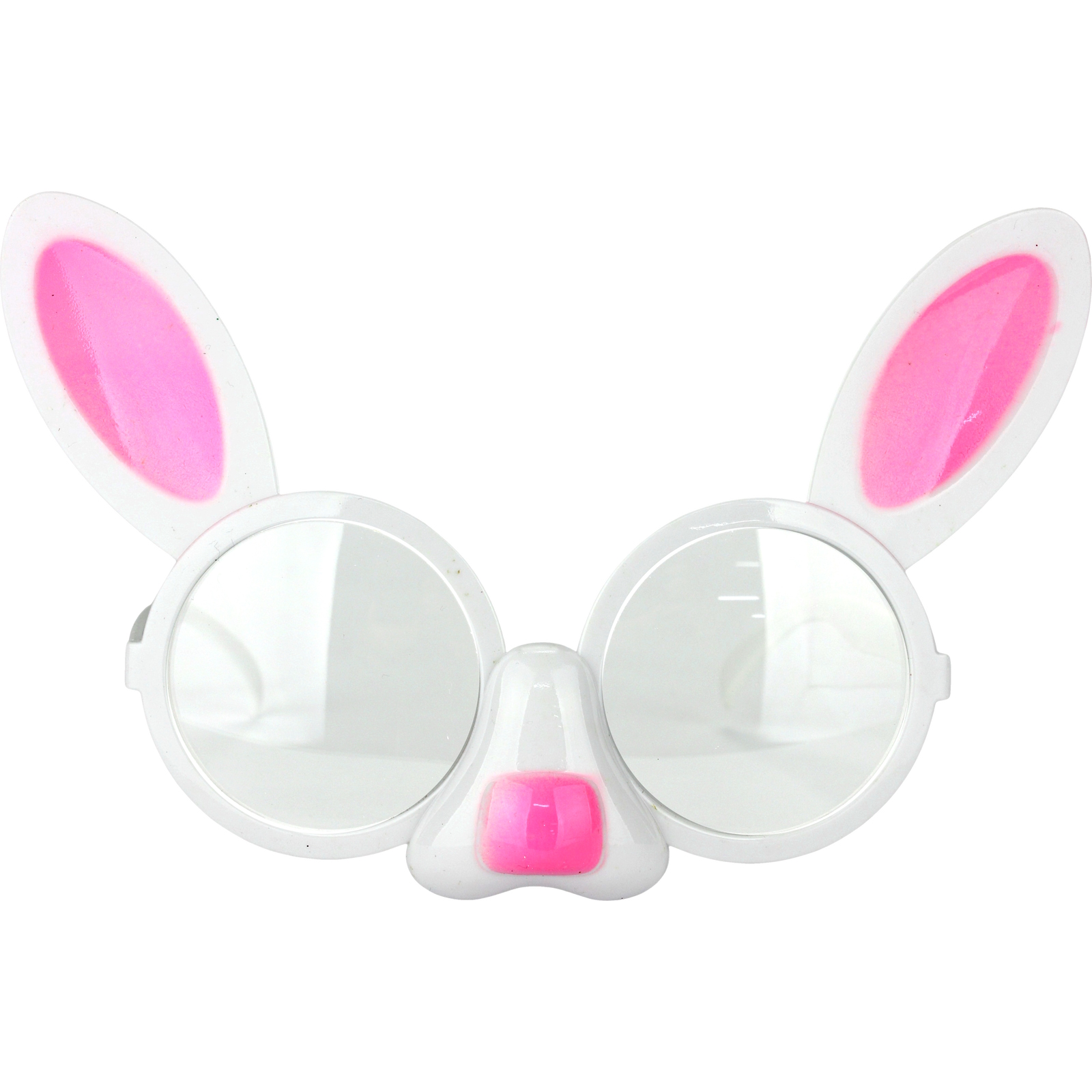 Pink & White Easter Bunny Party Glasses