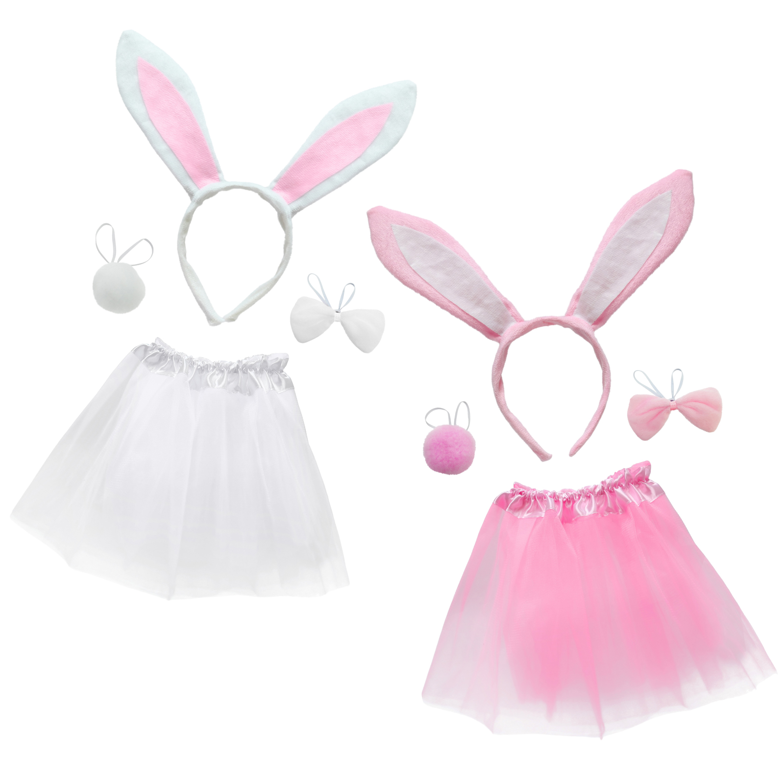 4 Piece Bunny Rabbit Tutu Set Assorted 