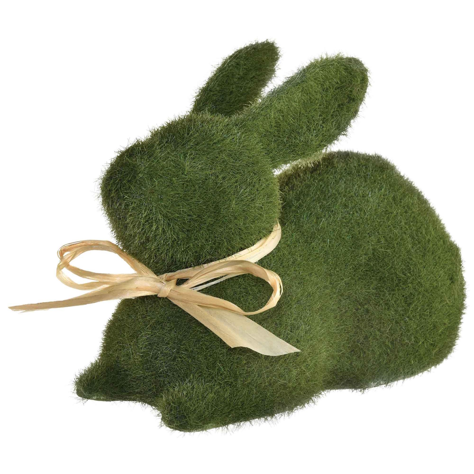 Faux Moss Decorative Sitting Bunny