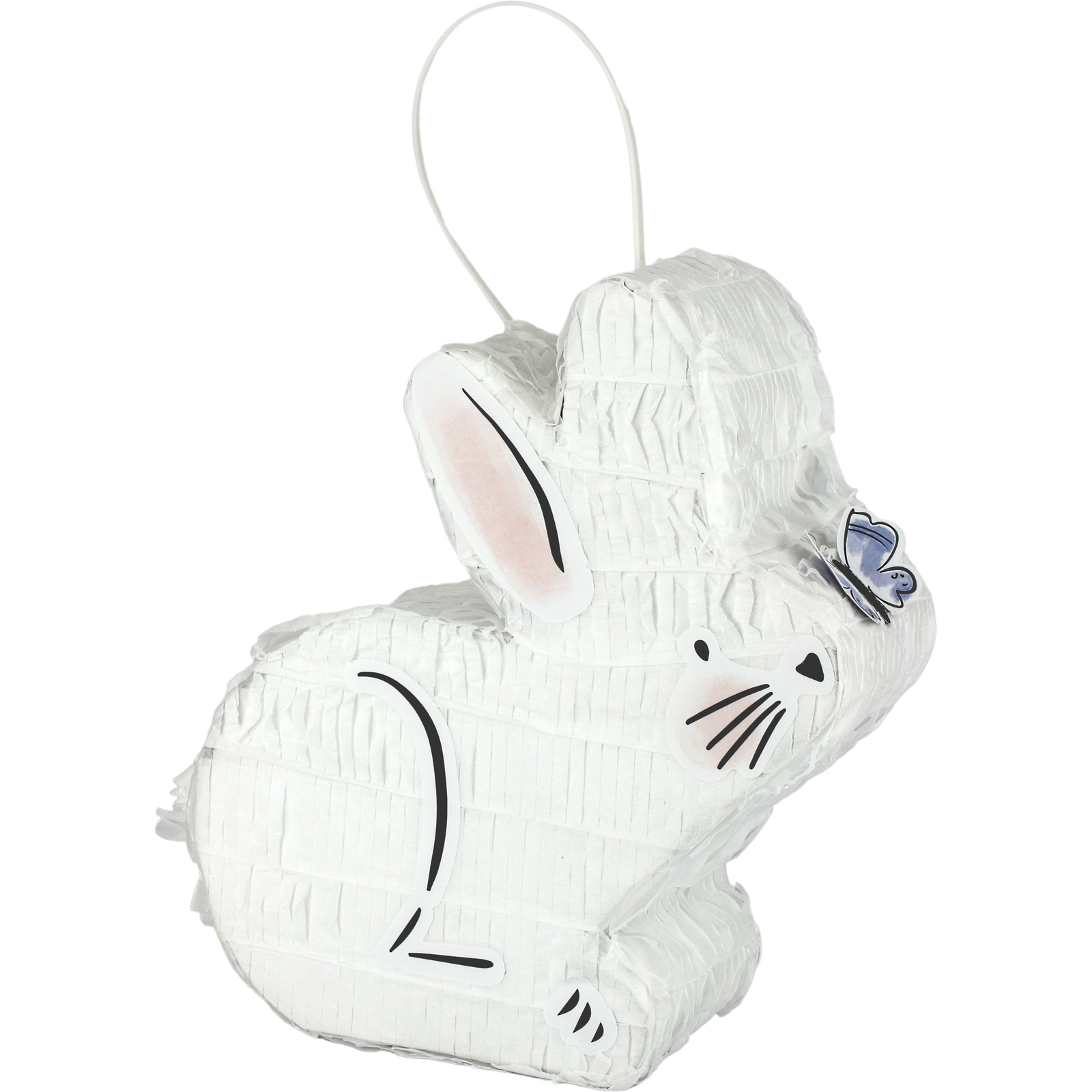 Mini Bunny Rabbit Pinata Decoration 18.5cm 
