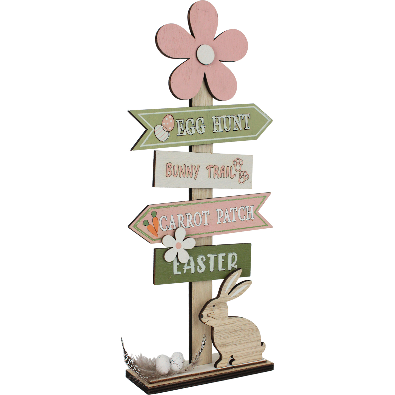 Wooden Easter Egg Hunt Decoration 35cm