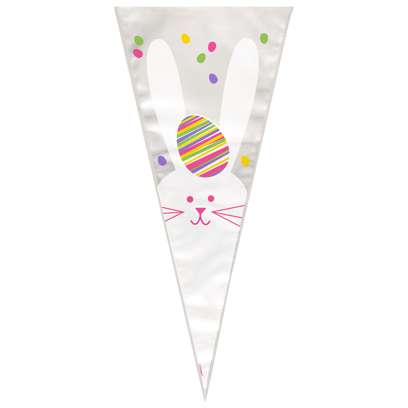 Bunny Rabbit Cellophane Cone Treat Bags (Pack of 20) 