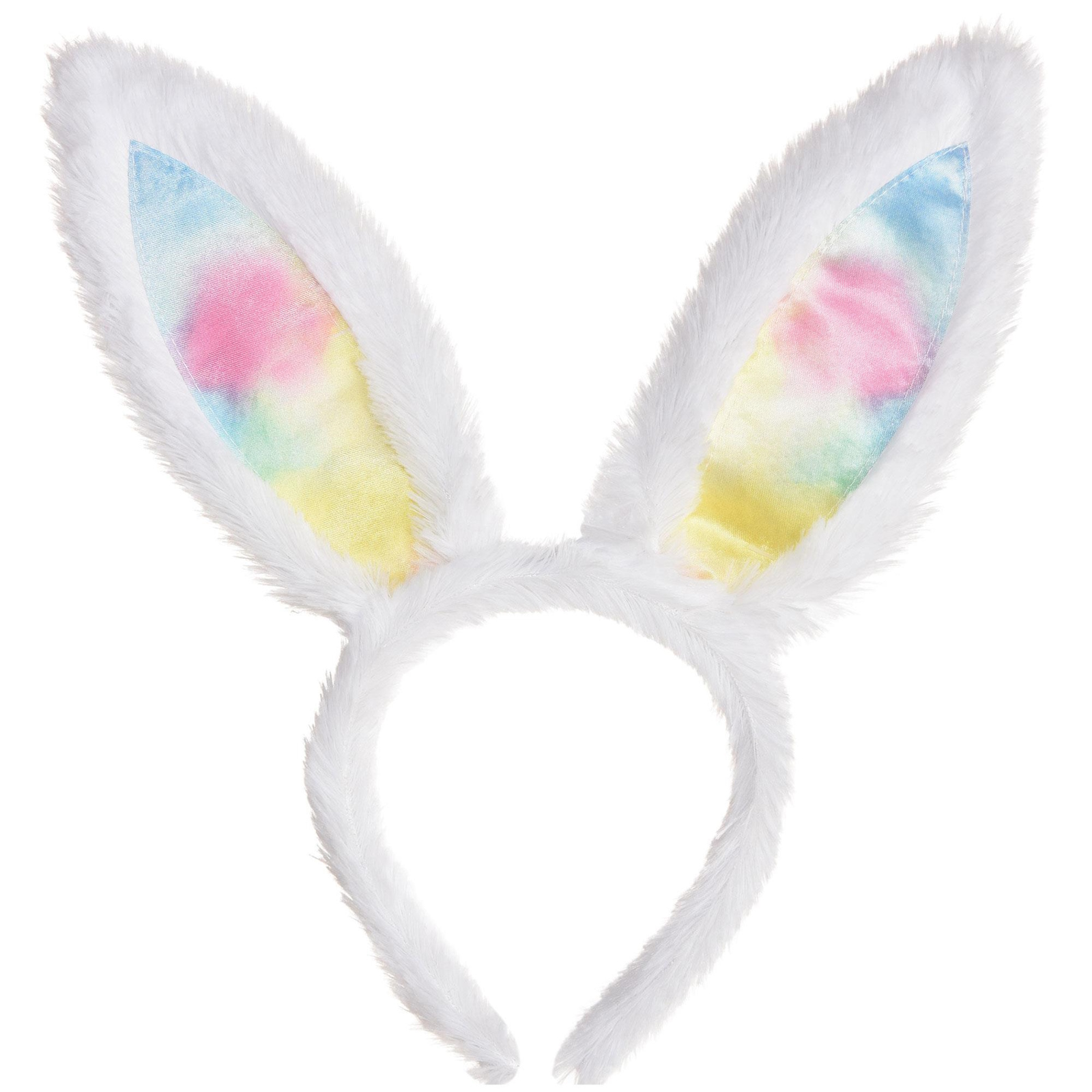 Pastel Rainbow Bunny Ears Headband
