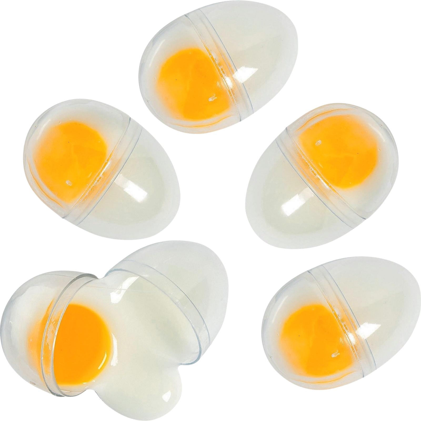 Plastic Egg Yolk Slime (Box of 12) 