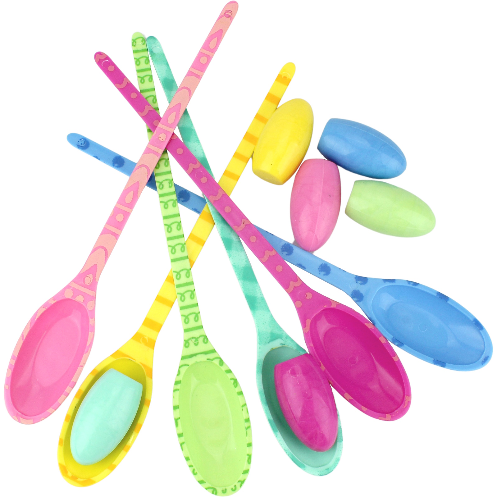 Easter Egg & Spoon Race Game (Set of 6)
