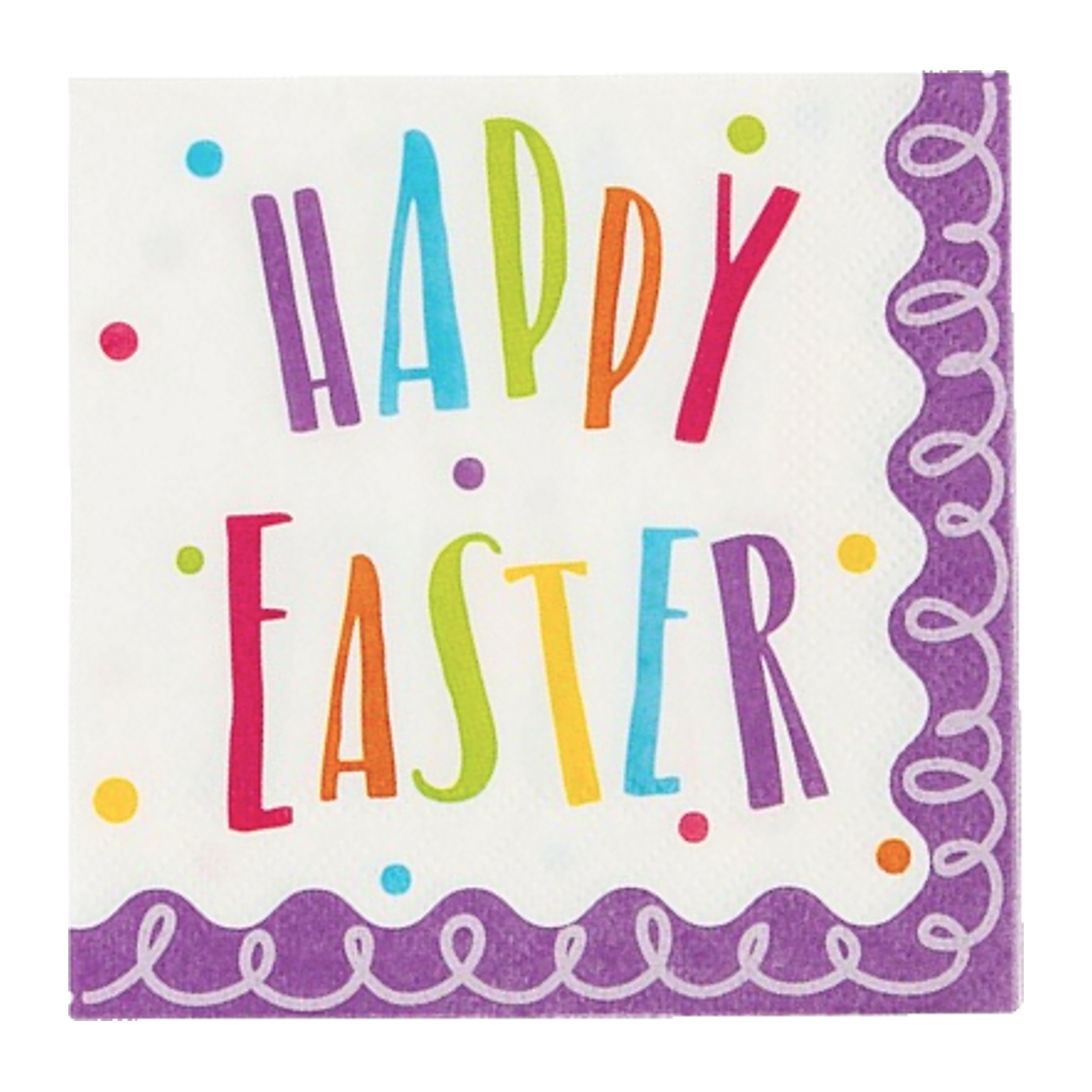 Bright Easter Small Napkins / Serviettes (Pack of 16)