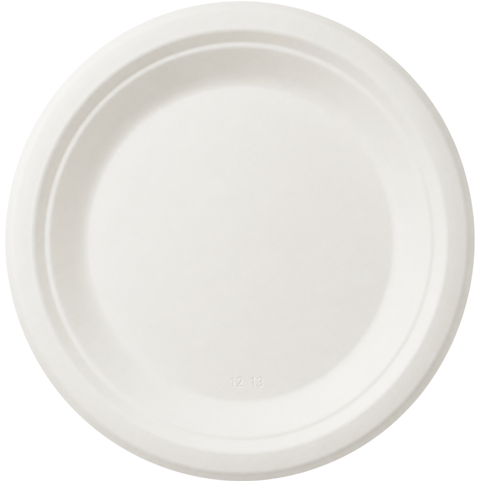 White Bagasse Dinner Plates 26cm (Bulk Pack of 25)  