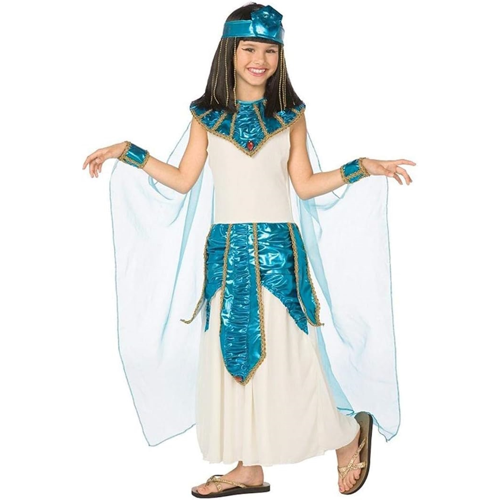 Cleopatra Blue Child Costume