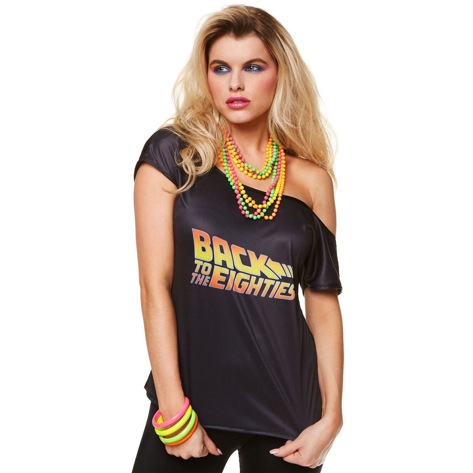 Back to the Eighties Ladies T-Shirt Medium