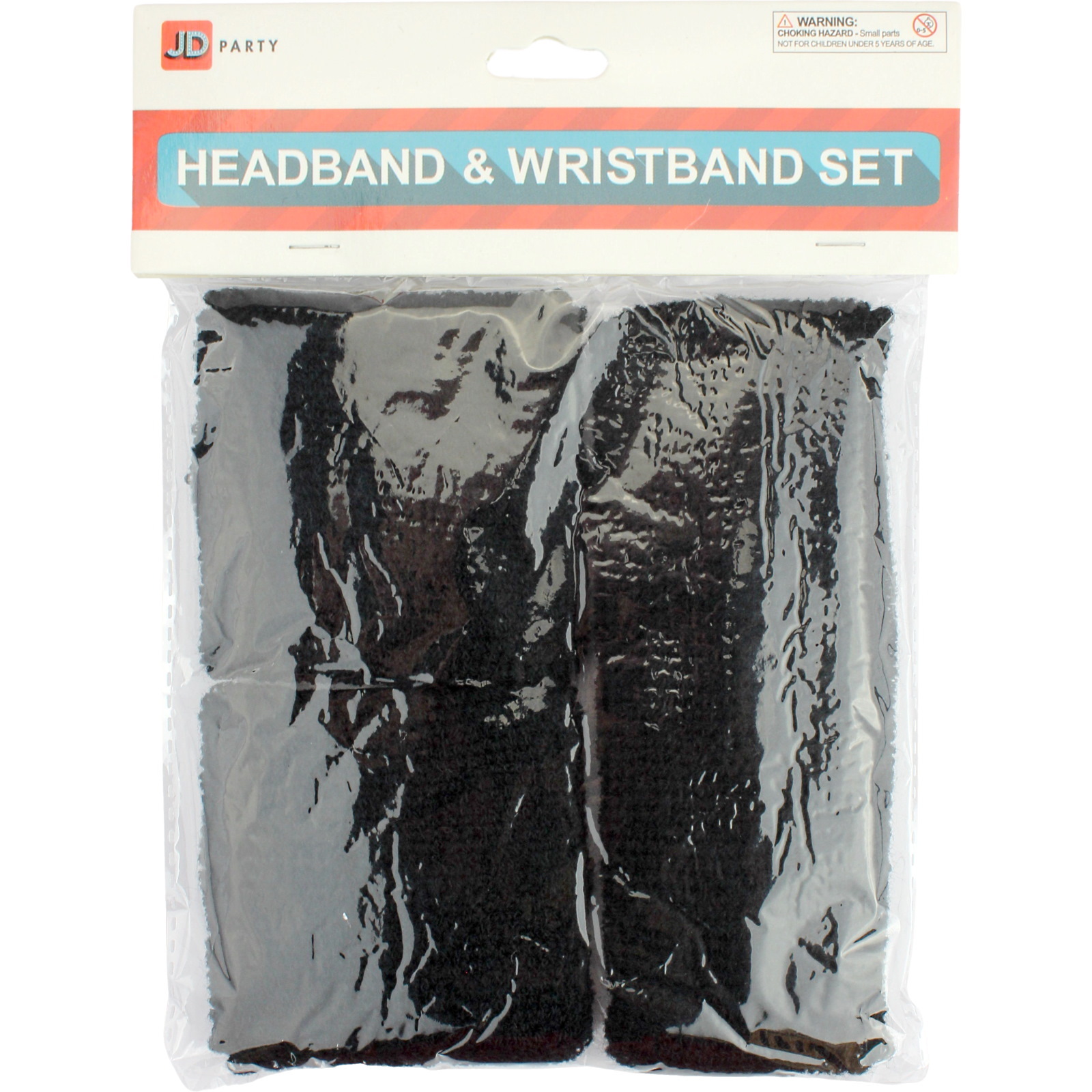 Black Sweatband Set