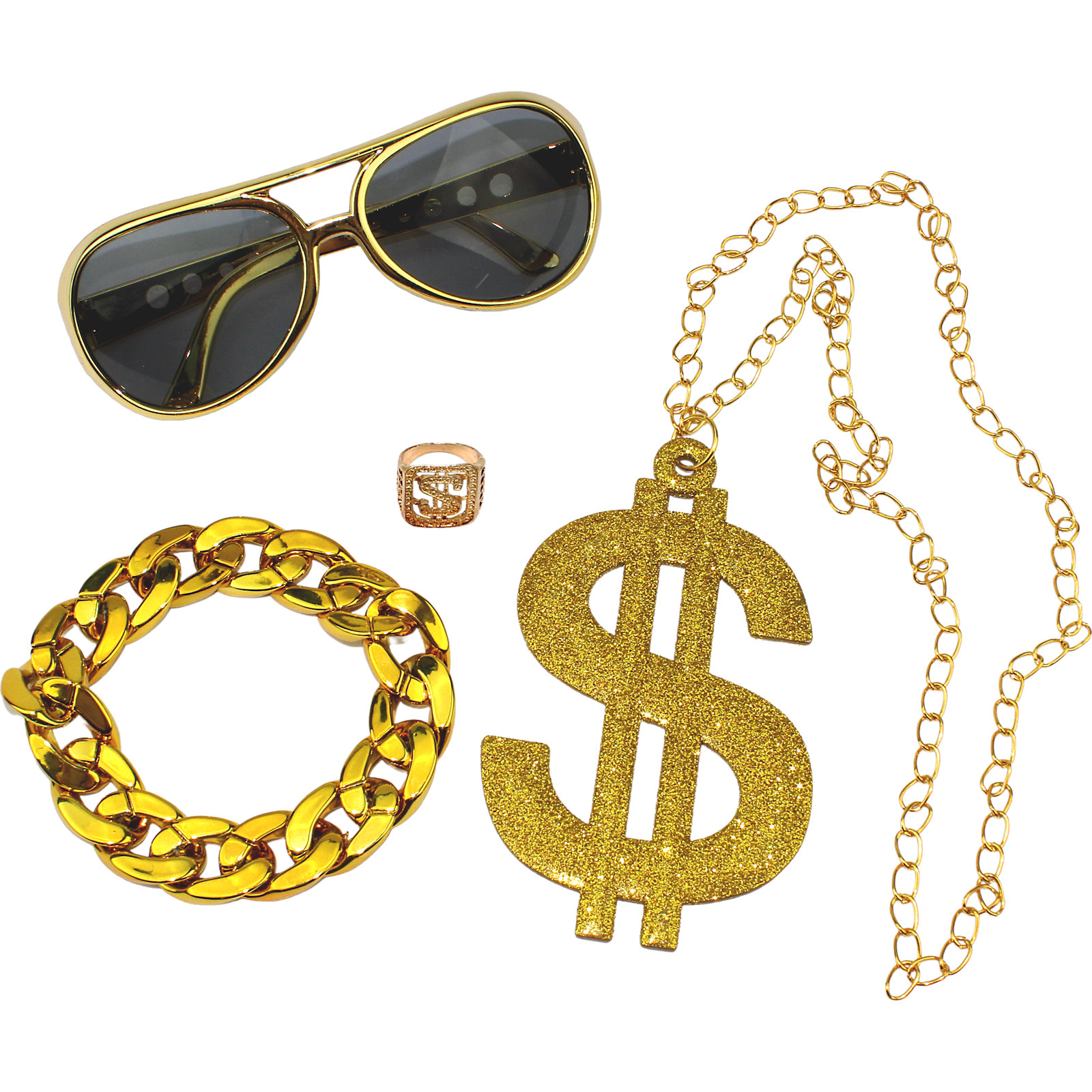 Hip Hop Rapper Costume Accessory Kit