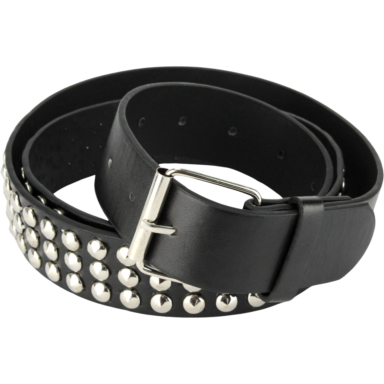 Punk Studded Belt With Metal Buckle