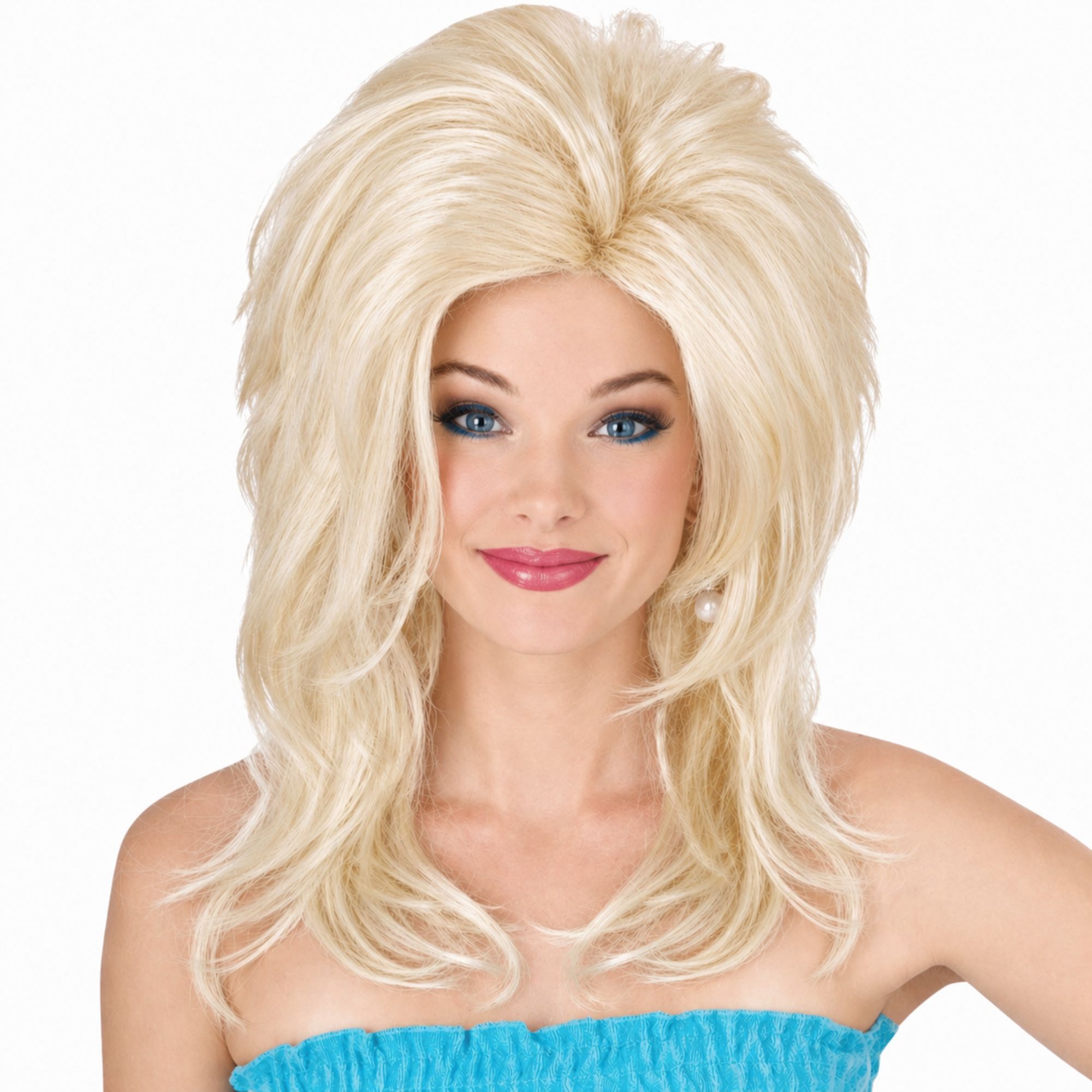 Adult Rockin 80s Blonde Wig