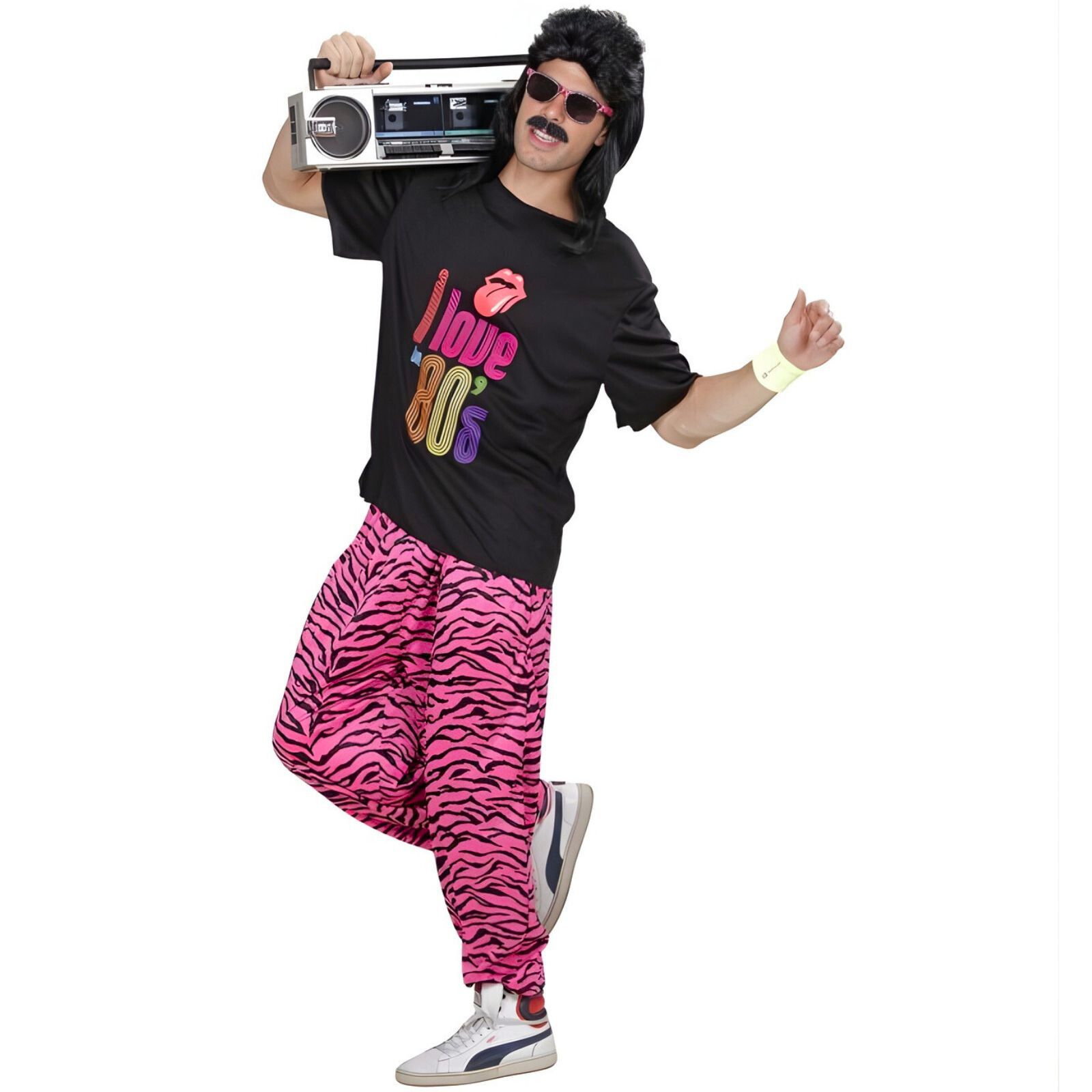 The 80s Fashion Men's Costume 3X-Large