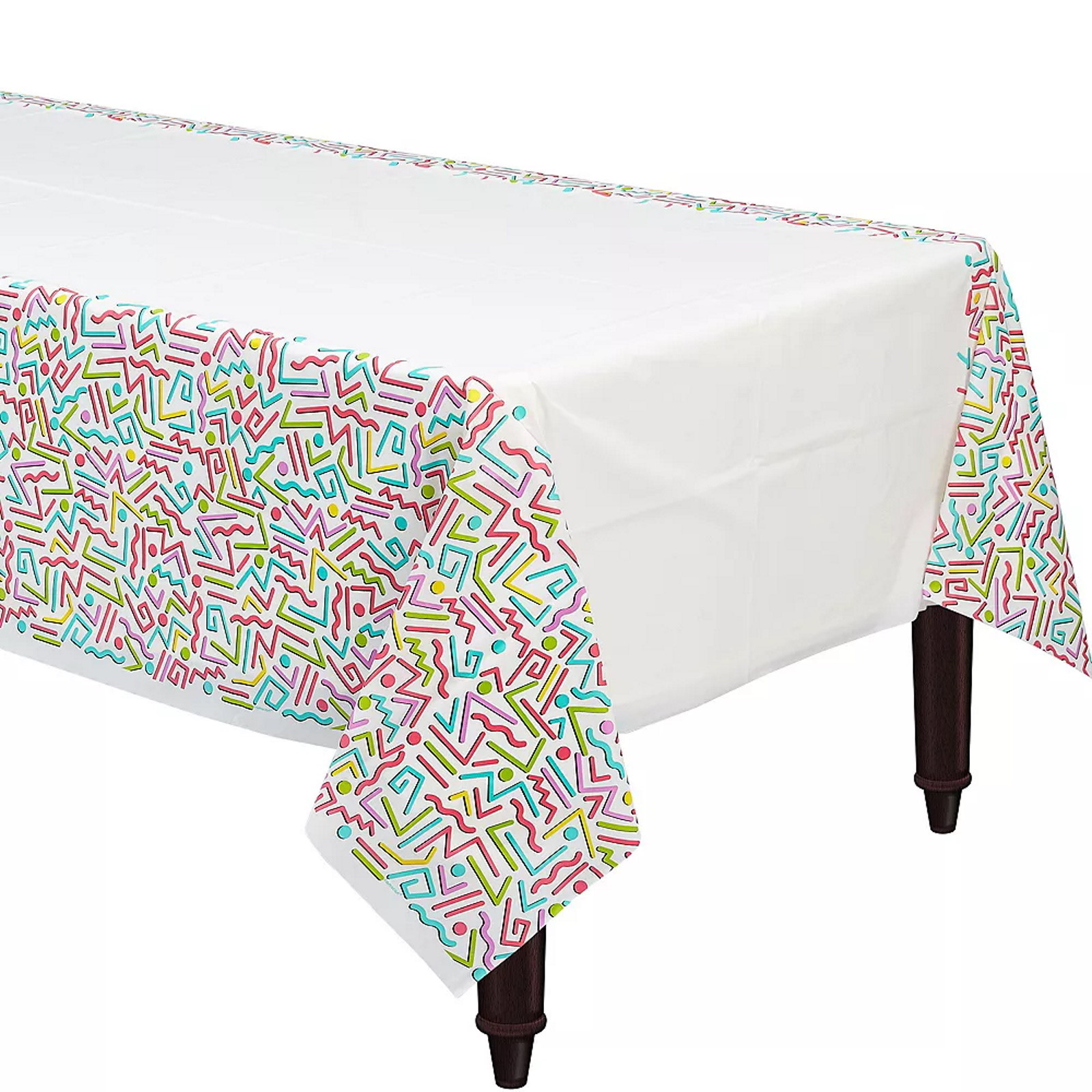 Awesome 80's Plastic Tablecloth