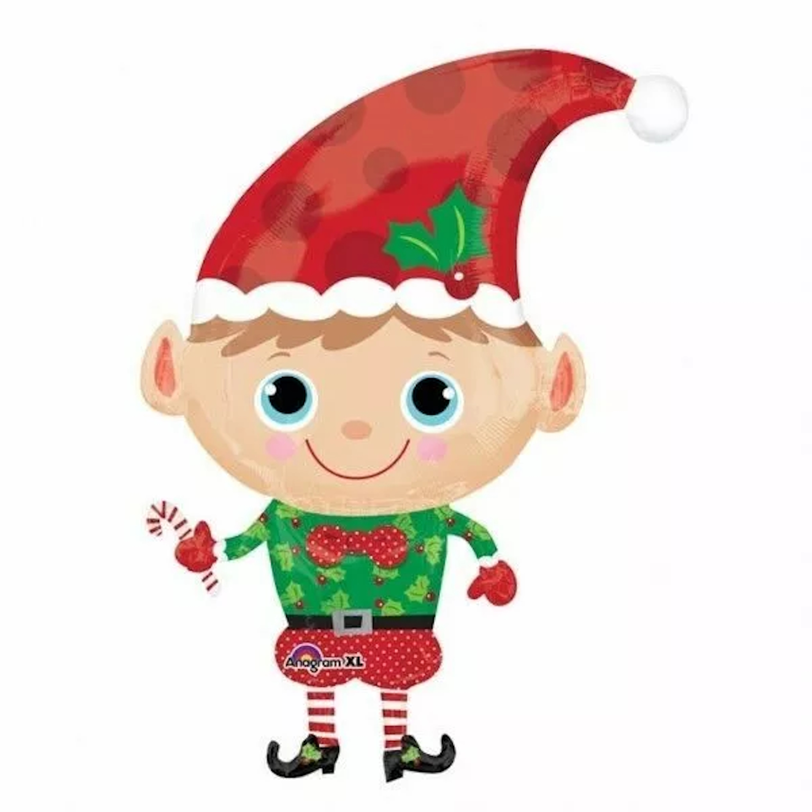 Christmas Elf Foil SuperShape Helium Balloon 91cm