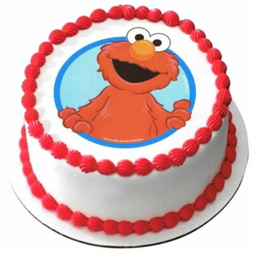 Elmo Edible Icing Cake Decoration