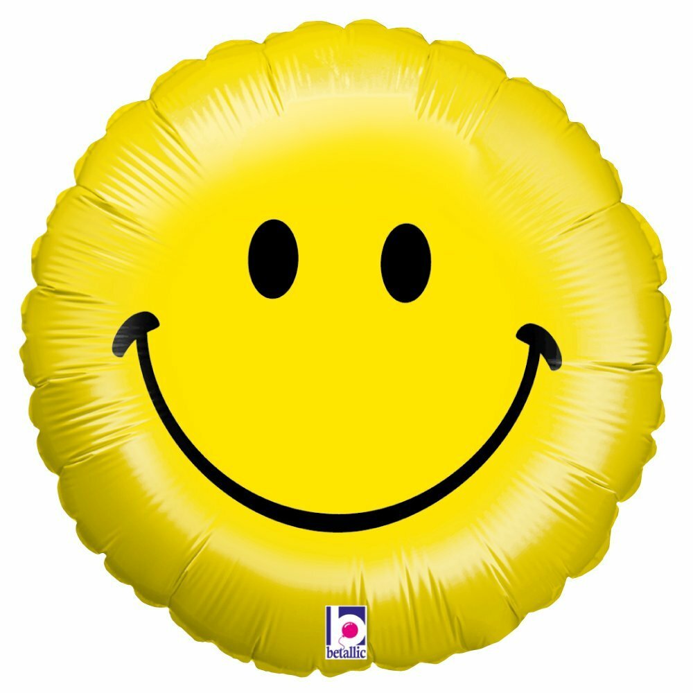 Smiley Face Helium Balloon