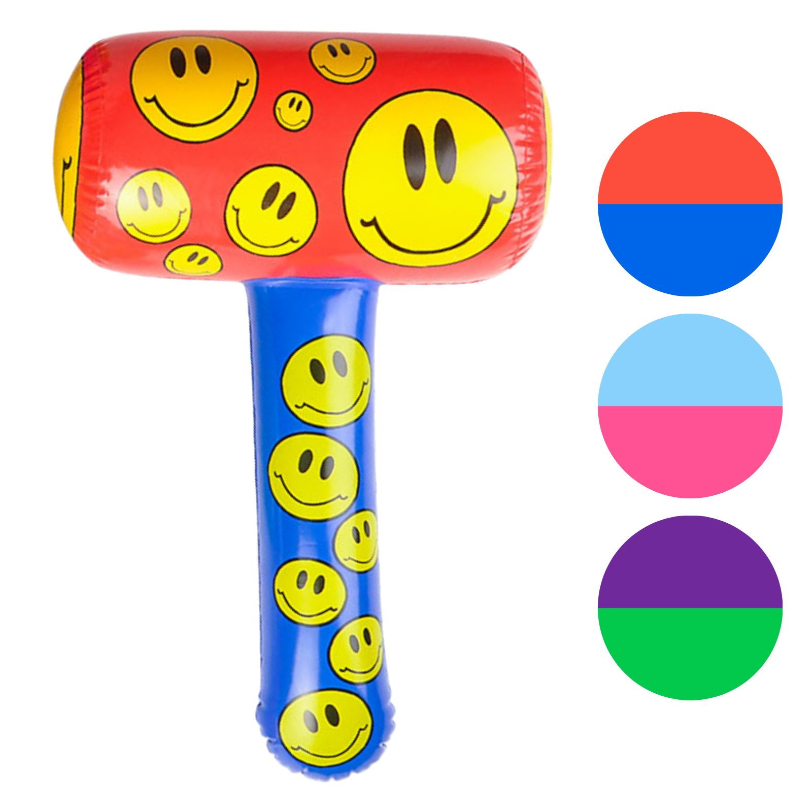 Inflatable Smiley Face Mallet (One Only)