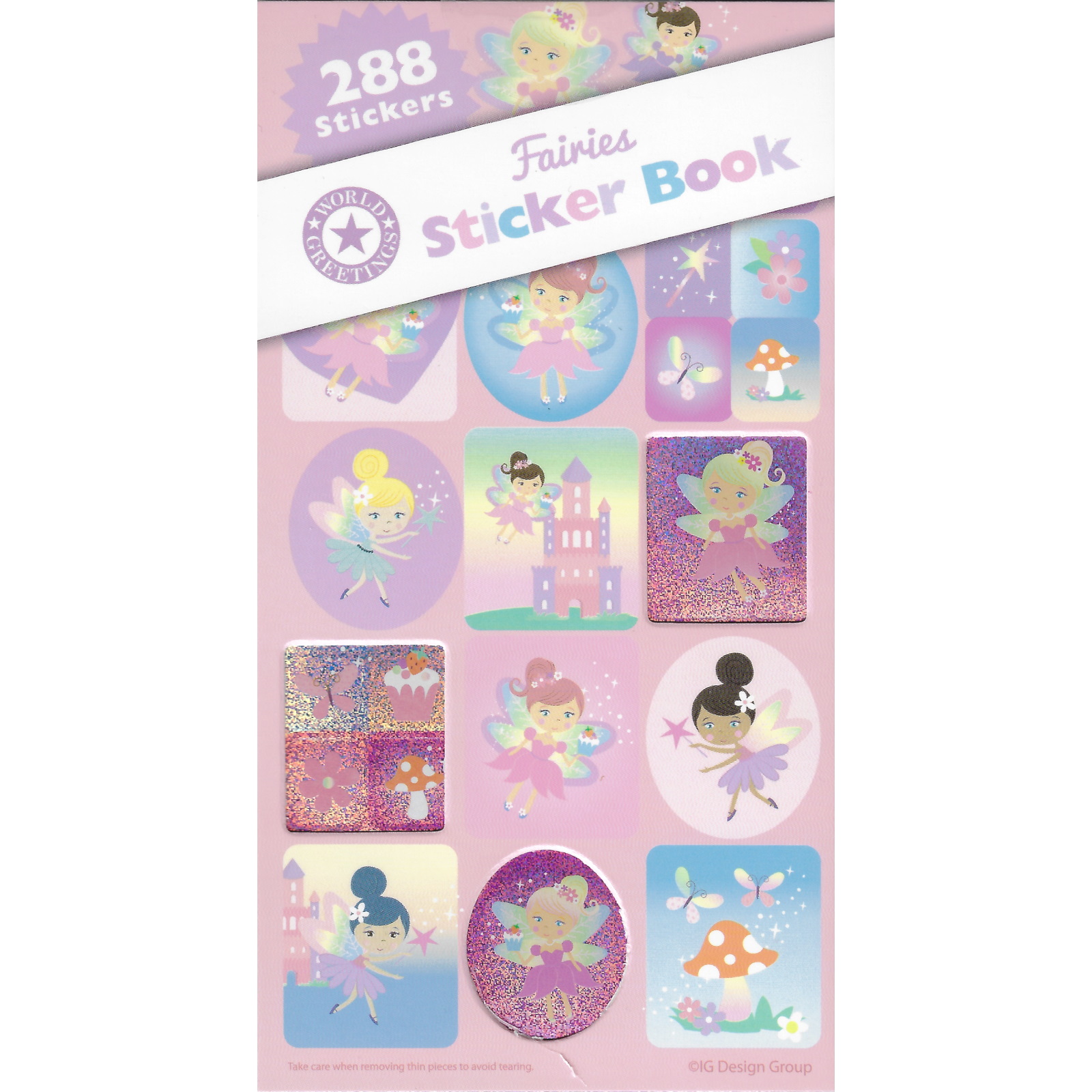 Fairies Sticker Book (12 Sheets)