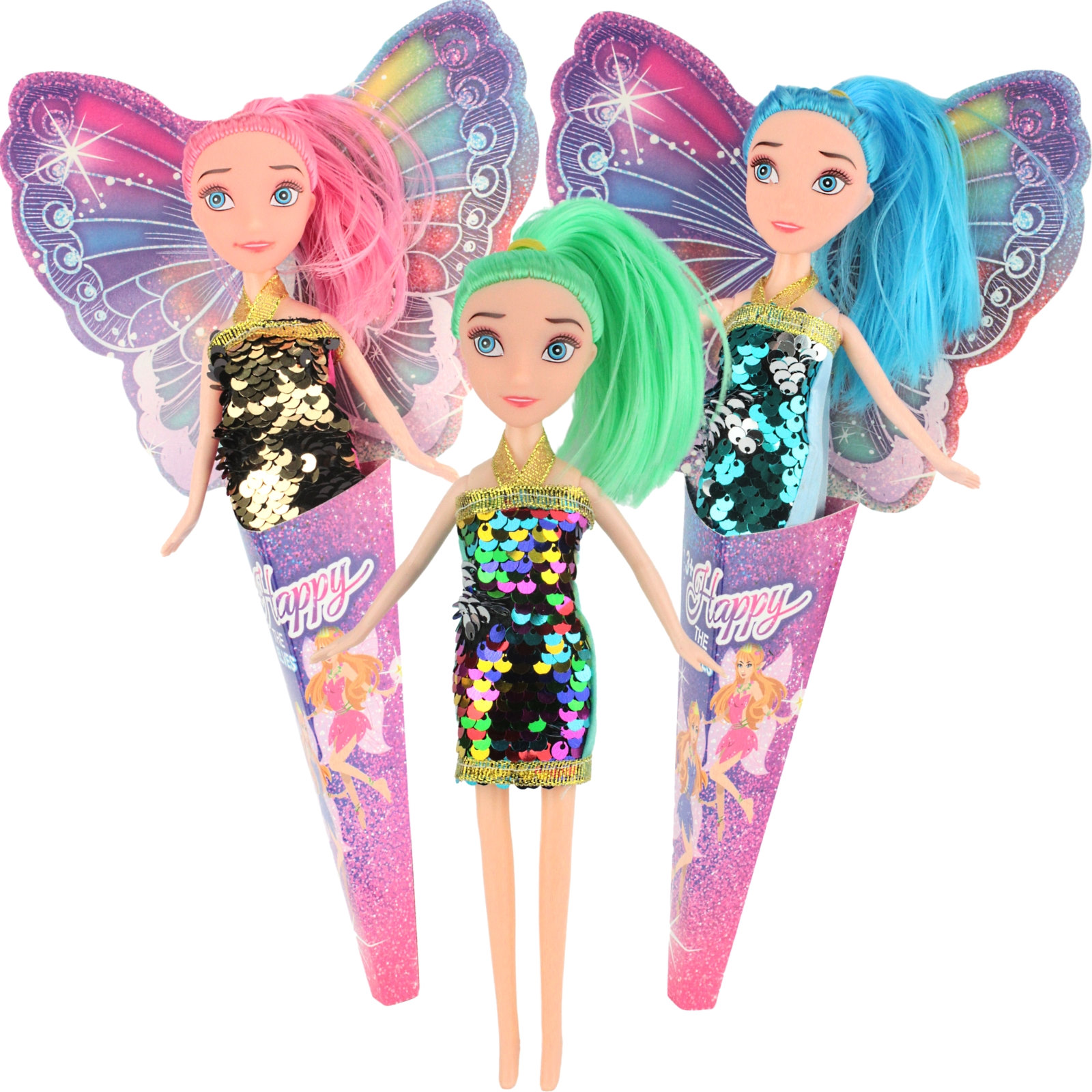 Sequin Fairy Cone Doll (1 Only)