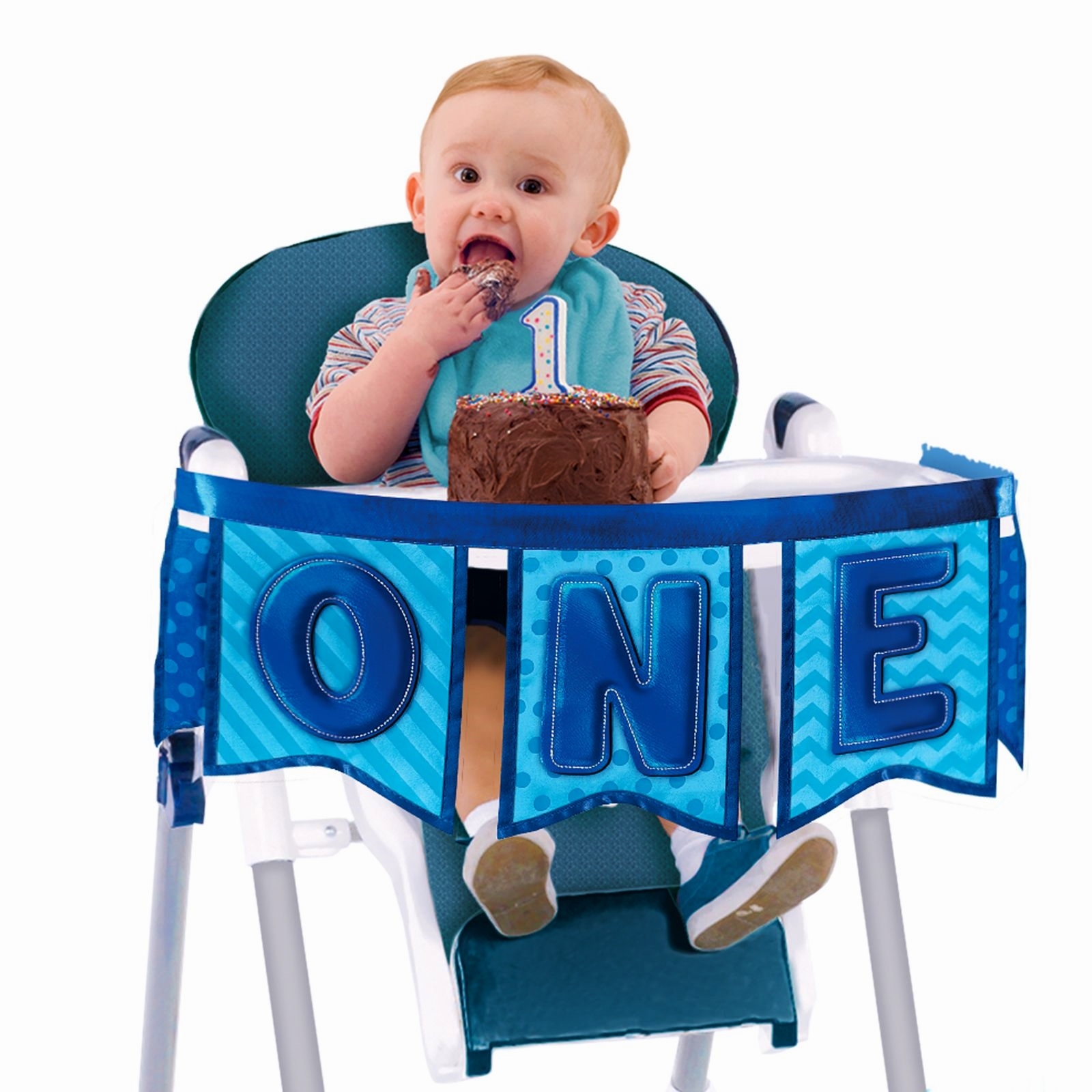Boys 1st Deluxe High Chair Decoration