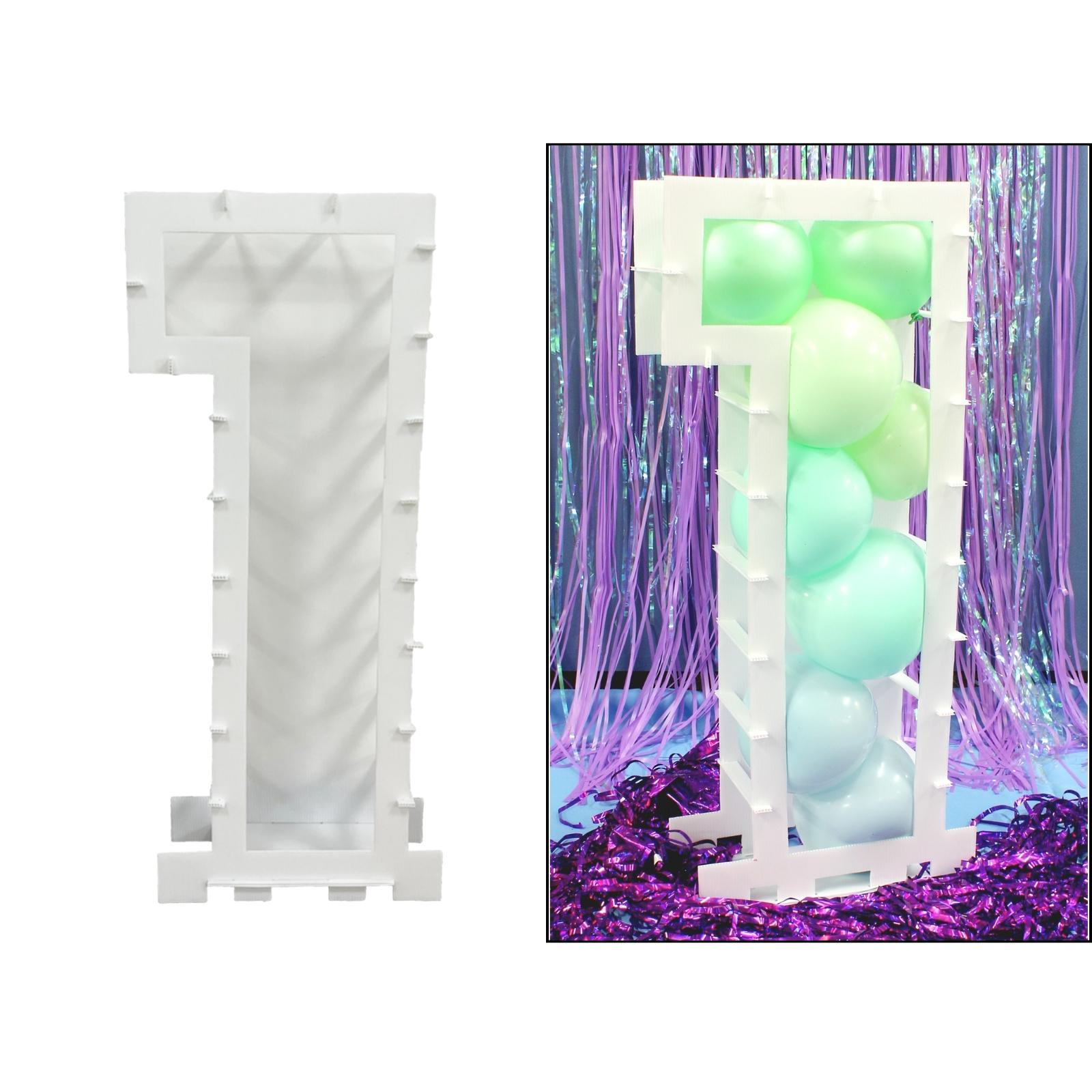 Number 1 Balloon Mosaic Frame (80cm)