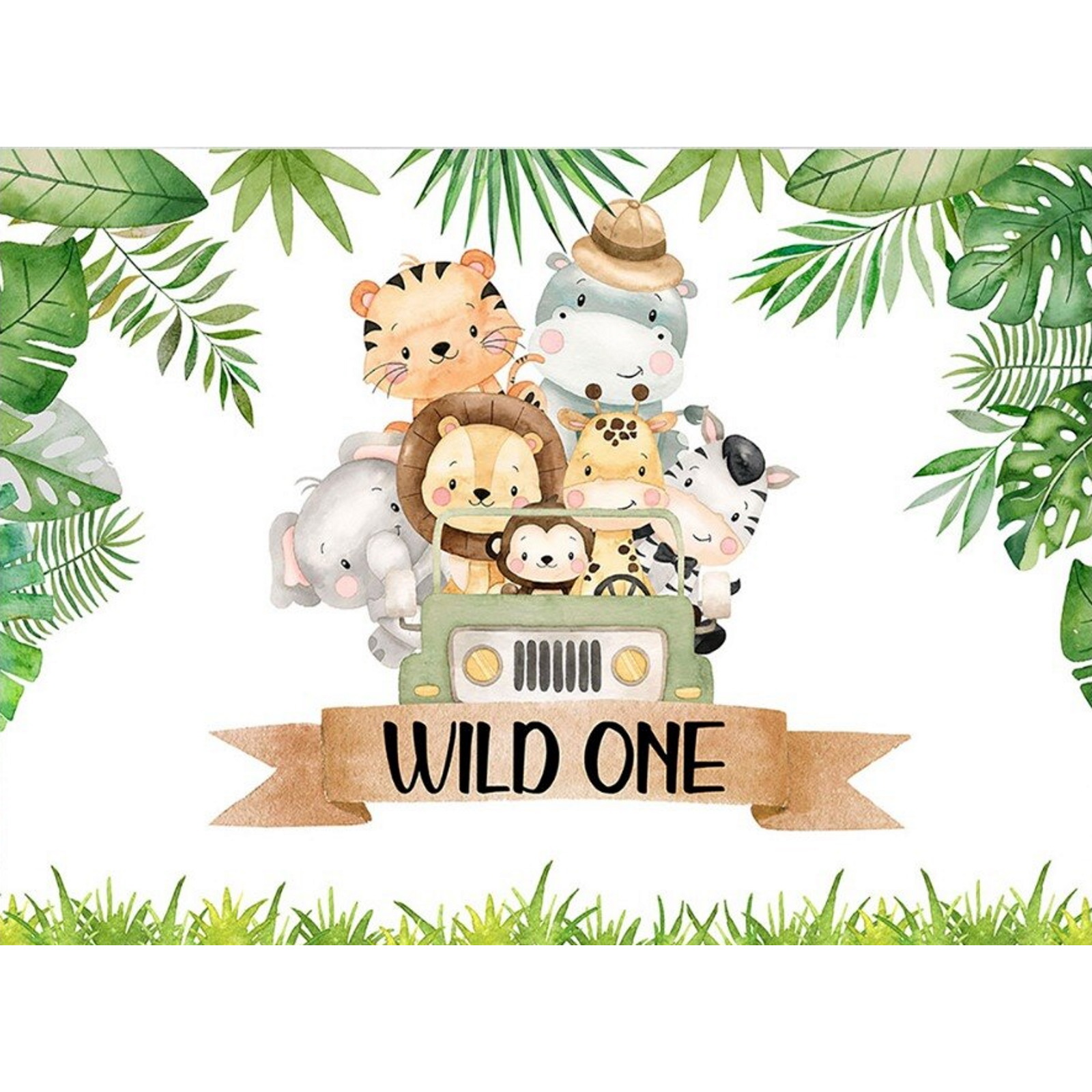 Wild One Fabric Backdrop