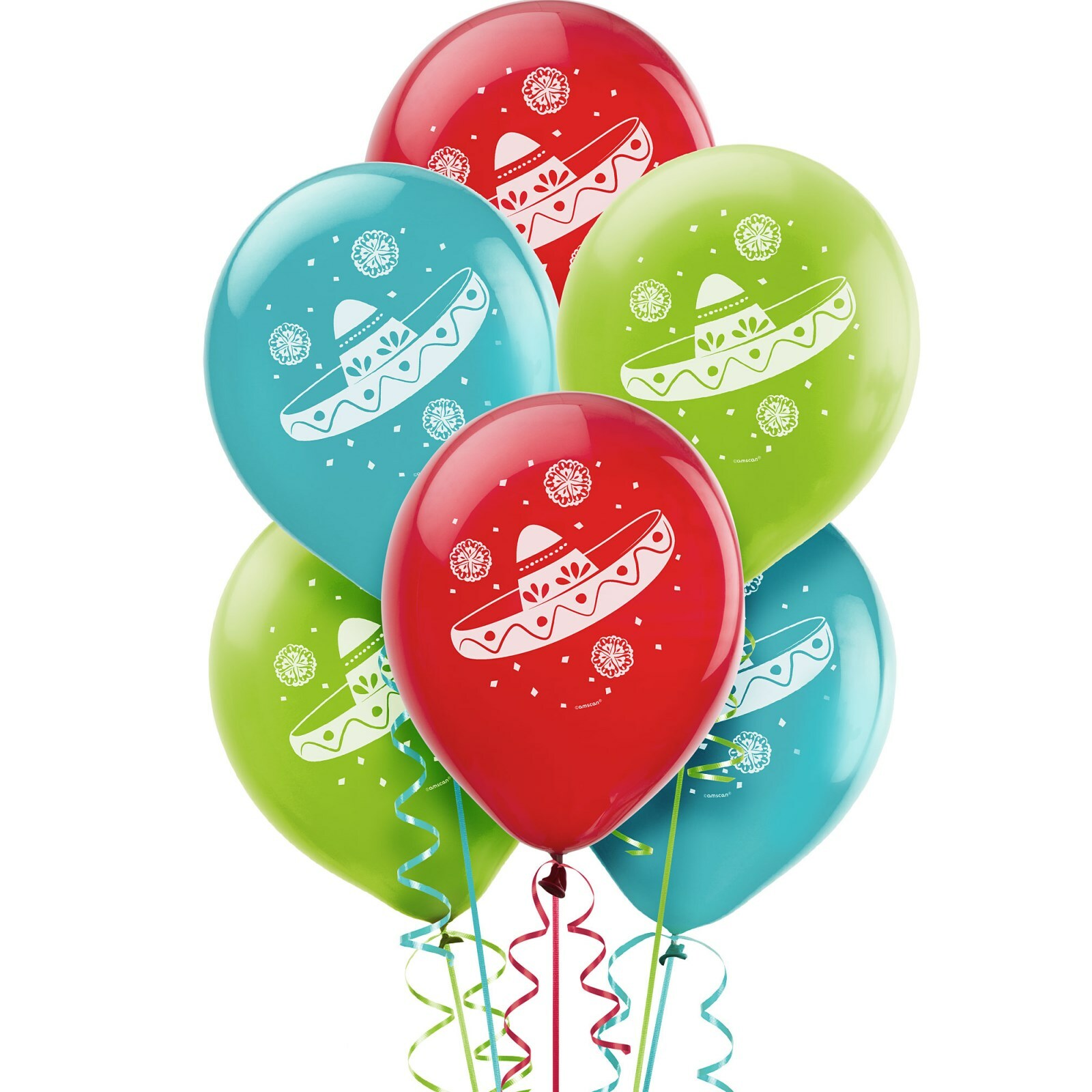 Mexican Fiesta Balloons (Pack of 15)