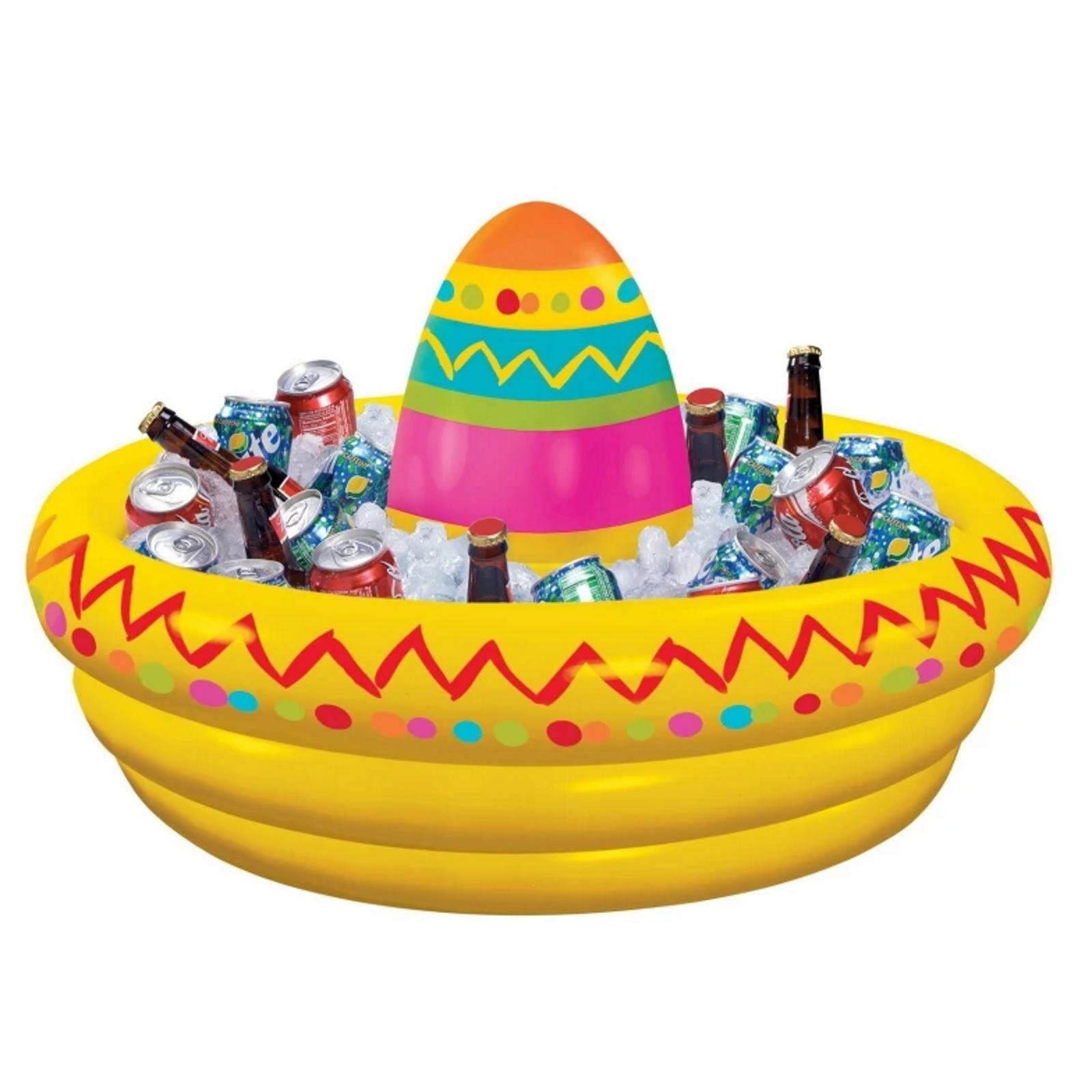 Inflatable Fiesta Sombrero Drinks Cooler