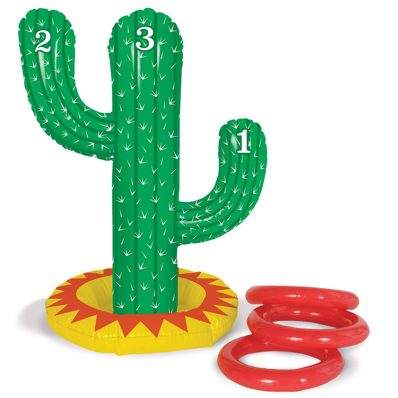 Inflatable Cactus Ring Toss Game