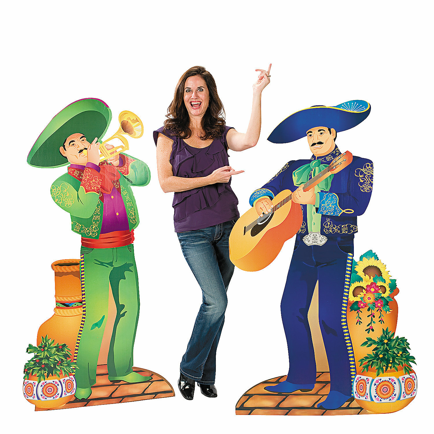 Fiesta Mariachi Men Stand Up Decorations