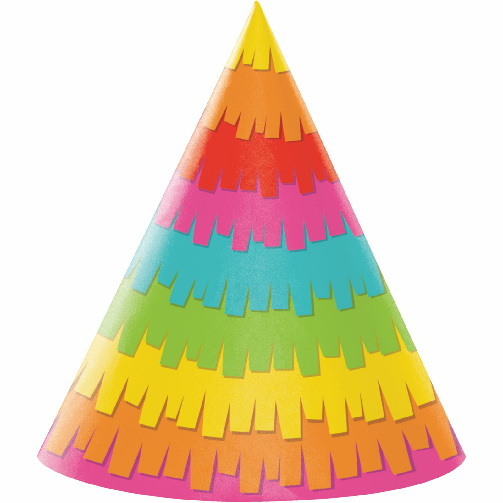 Fiesta Fun Party Hats (Pack of 8)