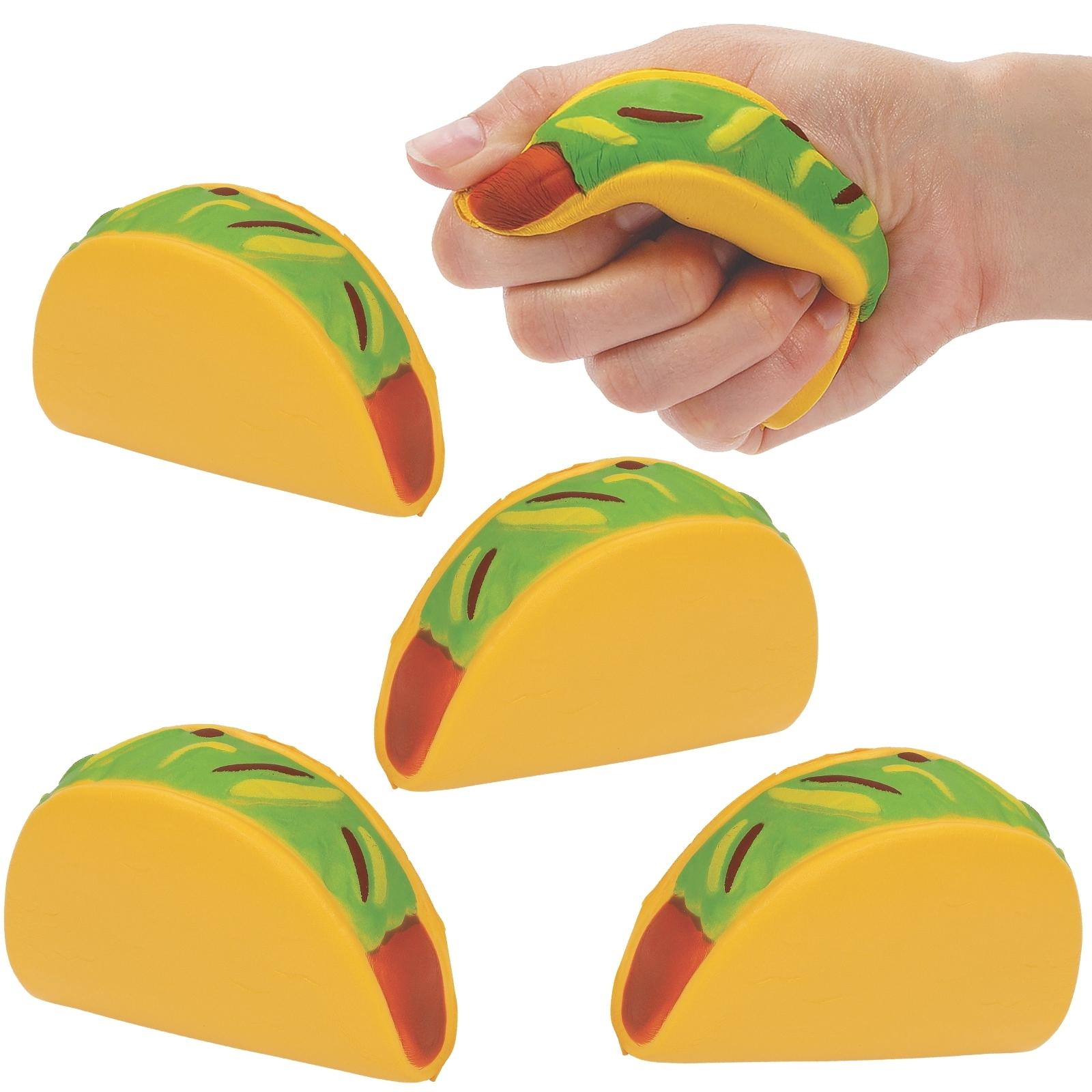 Fiesta Taco Squishy Toys (Pack of 12)
