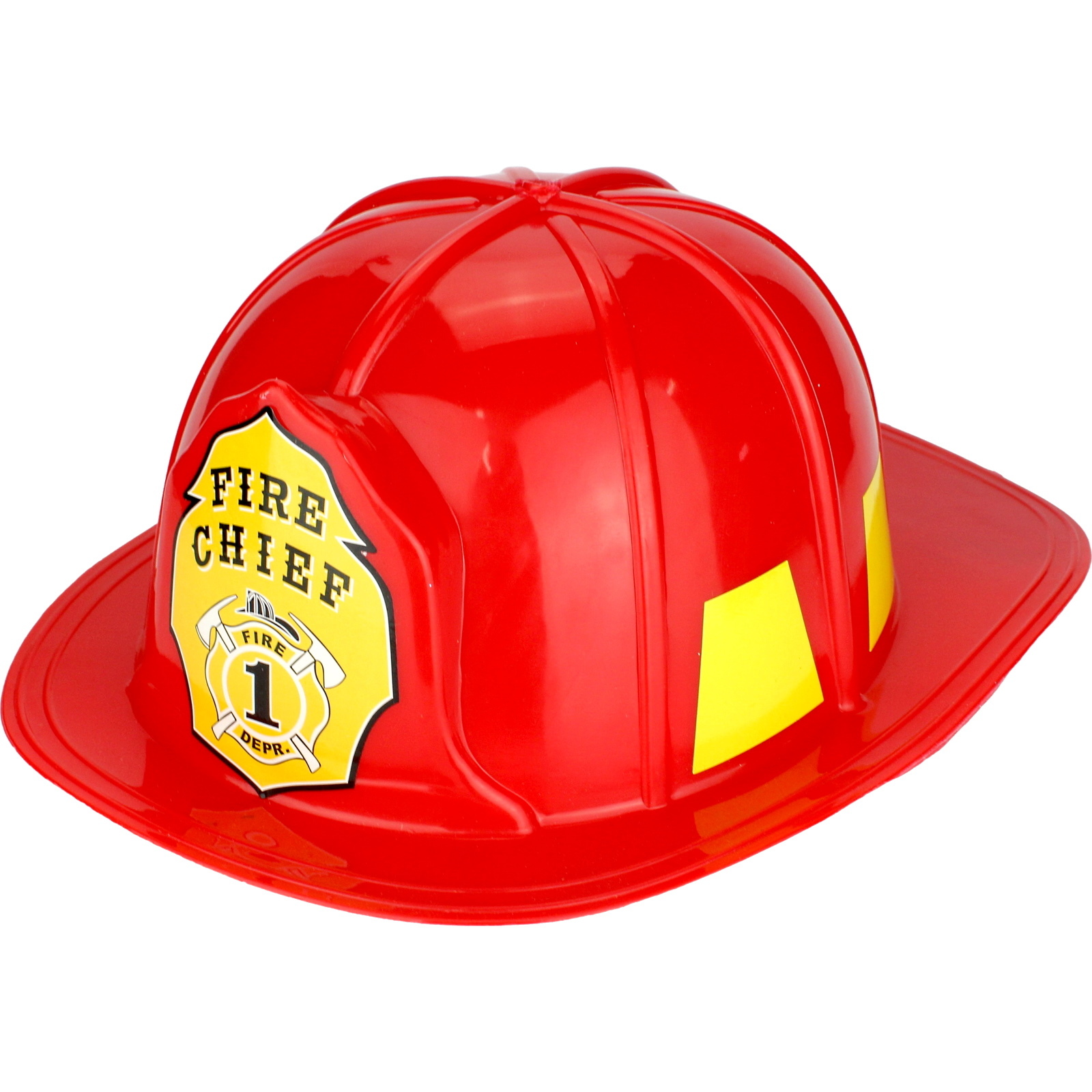 Adult Fire Chief Plastic Hat