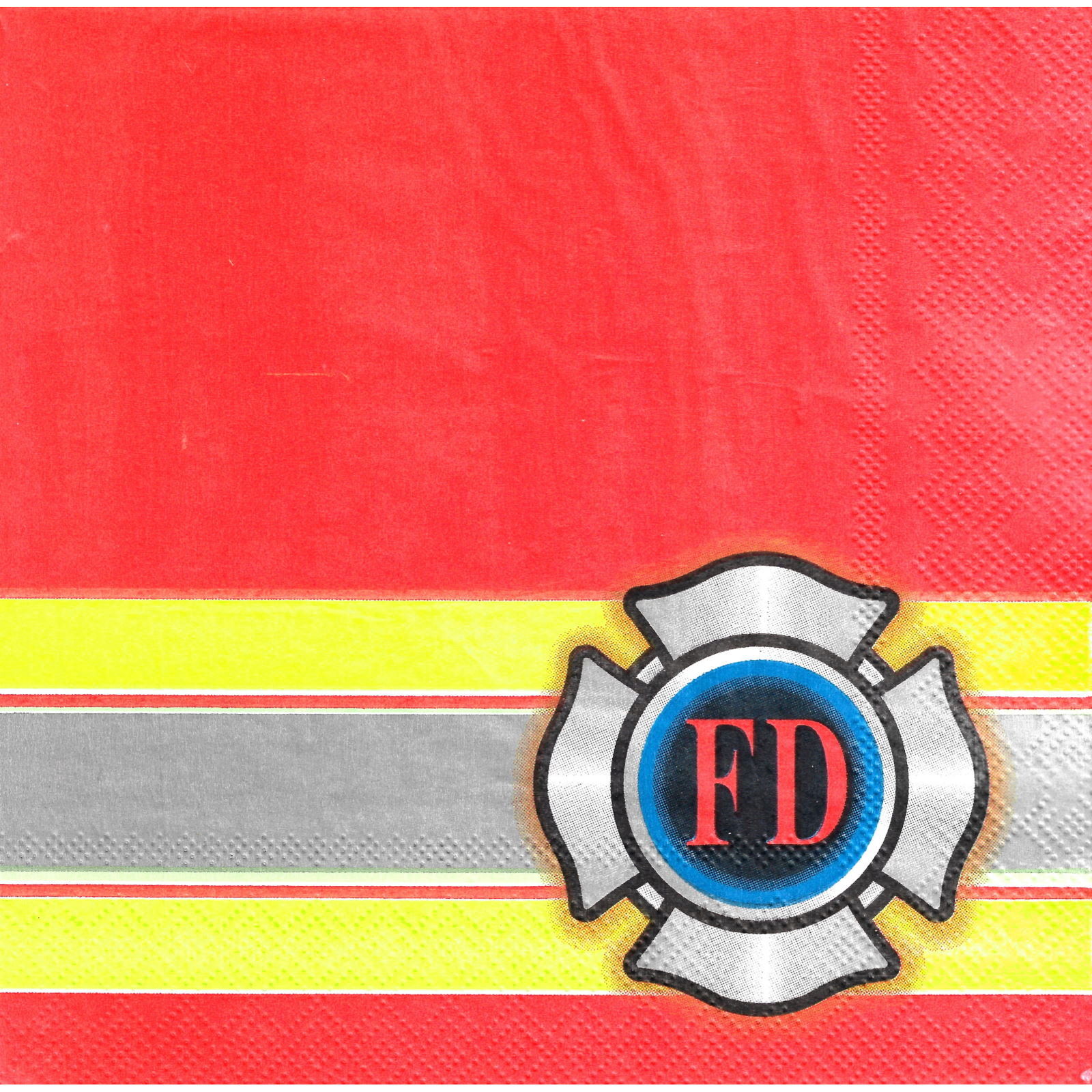 Firefighter Party Large Napkins / Serviettes (Pack of 16) 