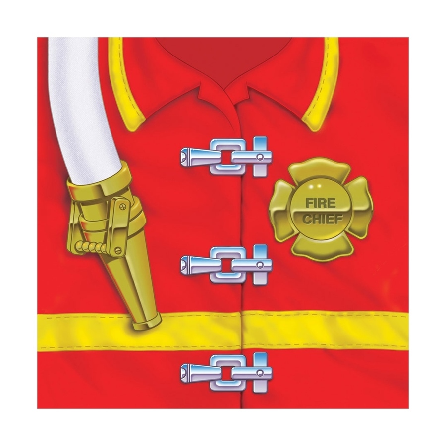 Firefighter Small Napkins / Serviettes (Pack of 16)