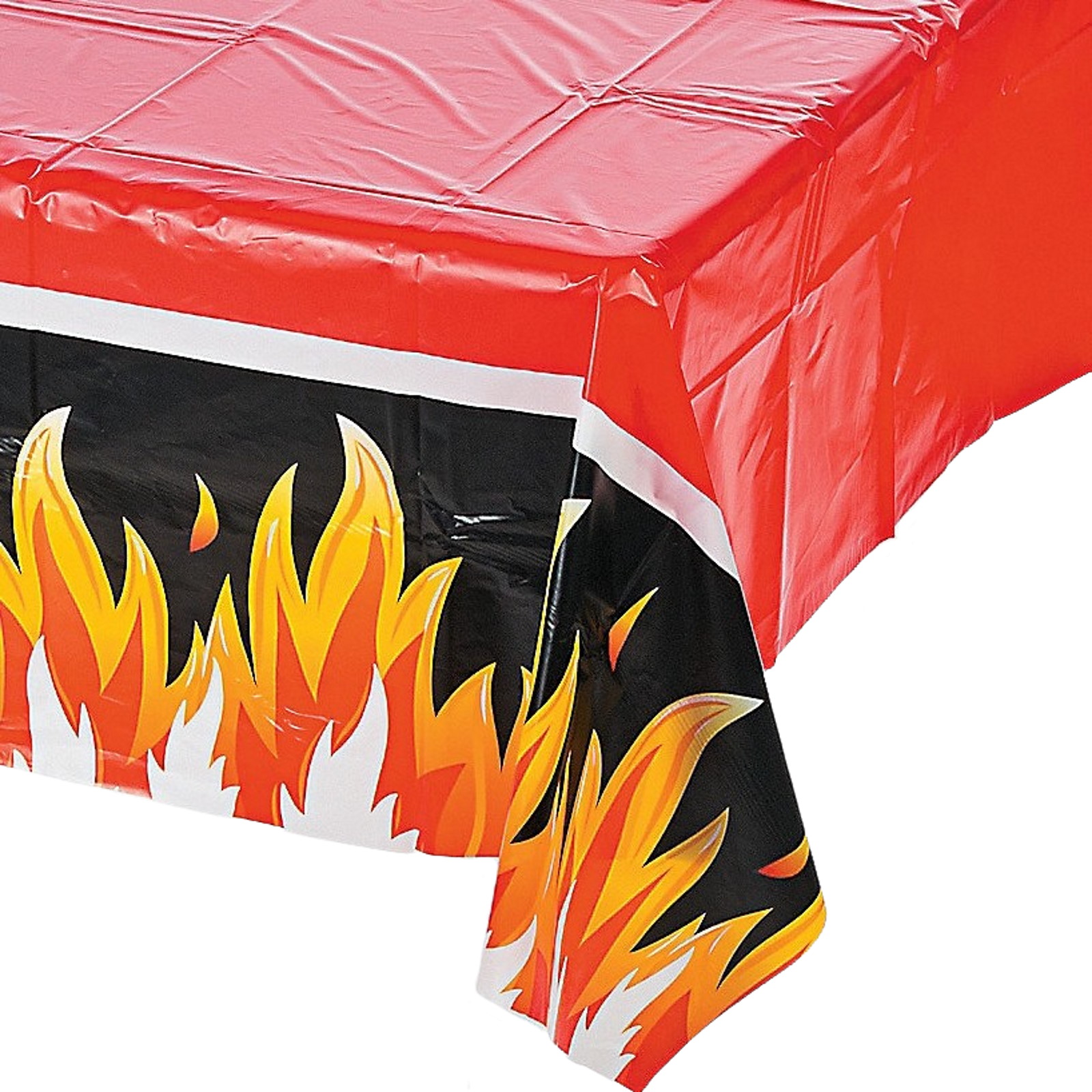 Firefighter Party Plastic Tablecloth