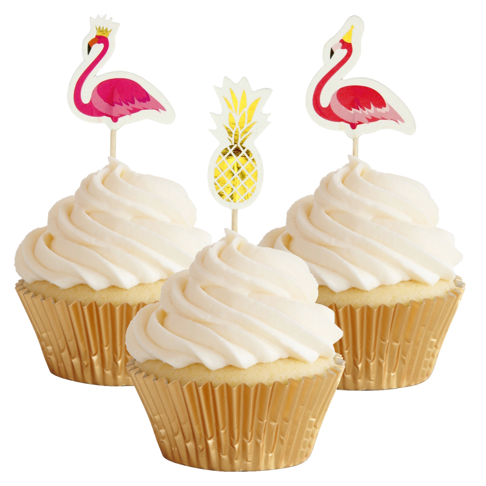 Fancy Flamingos Picks (Pack of 12)