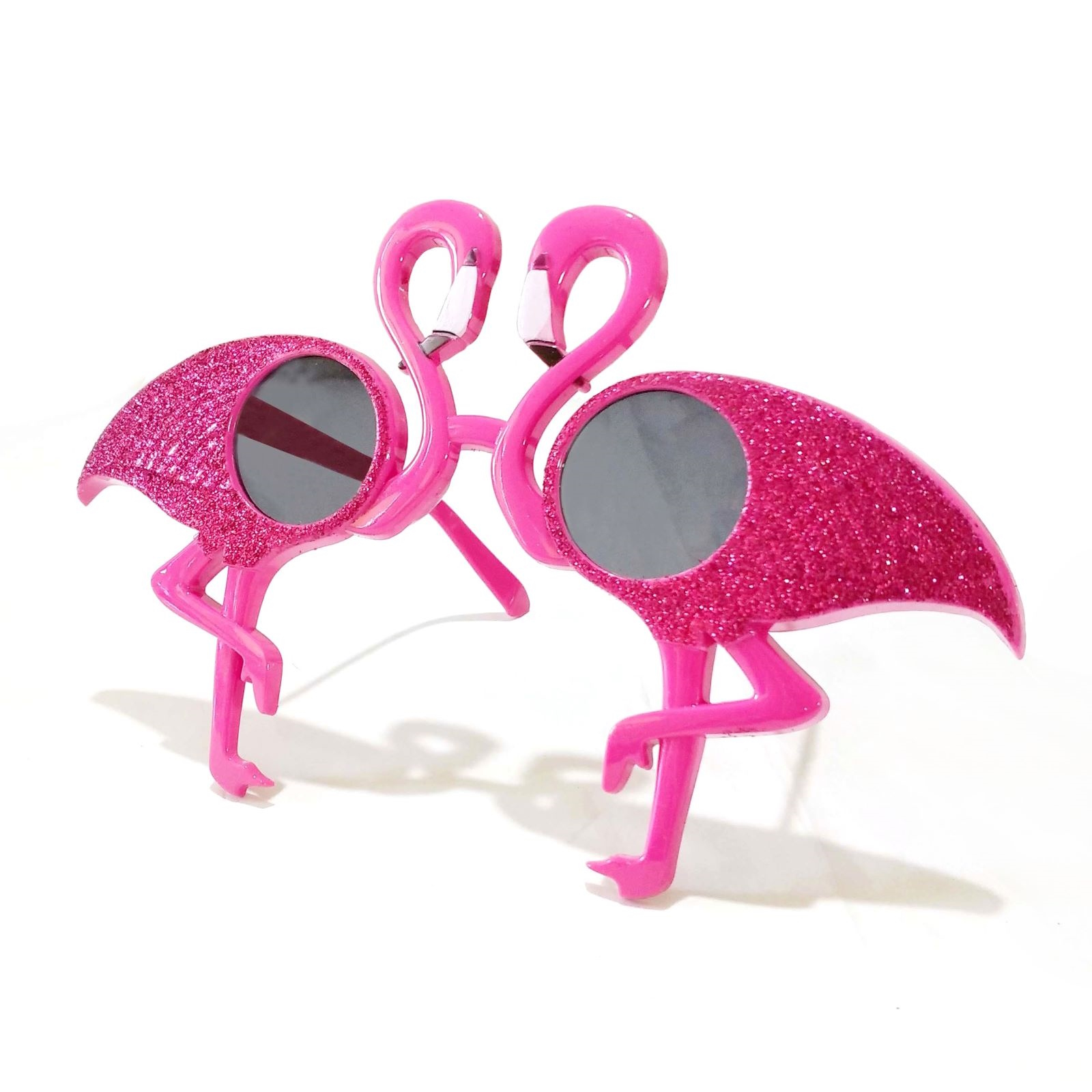Flamingo Glitter Party Glasses