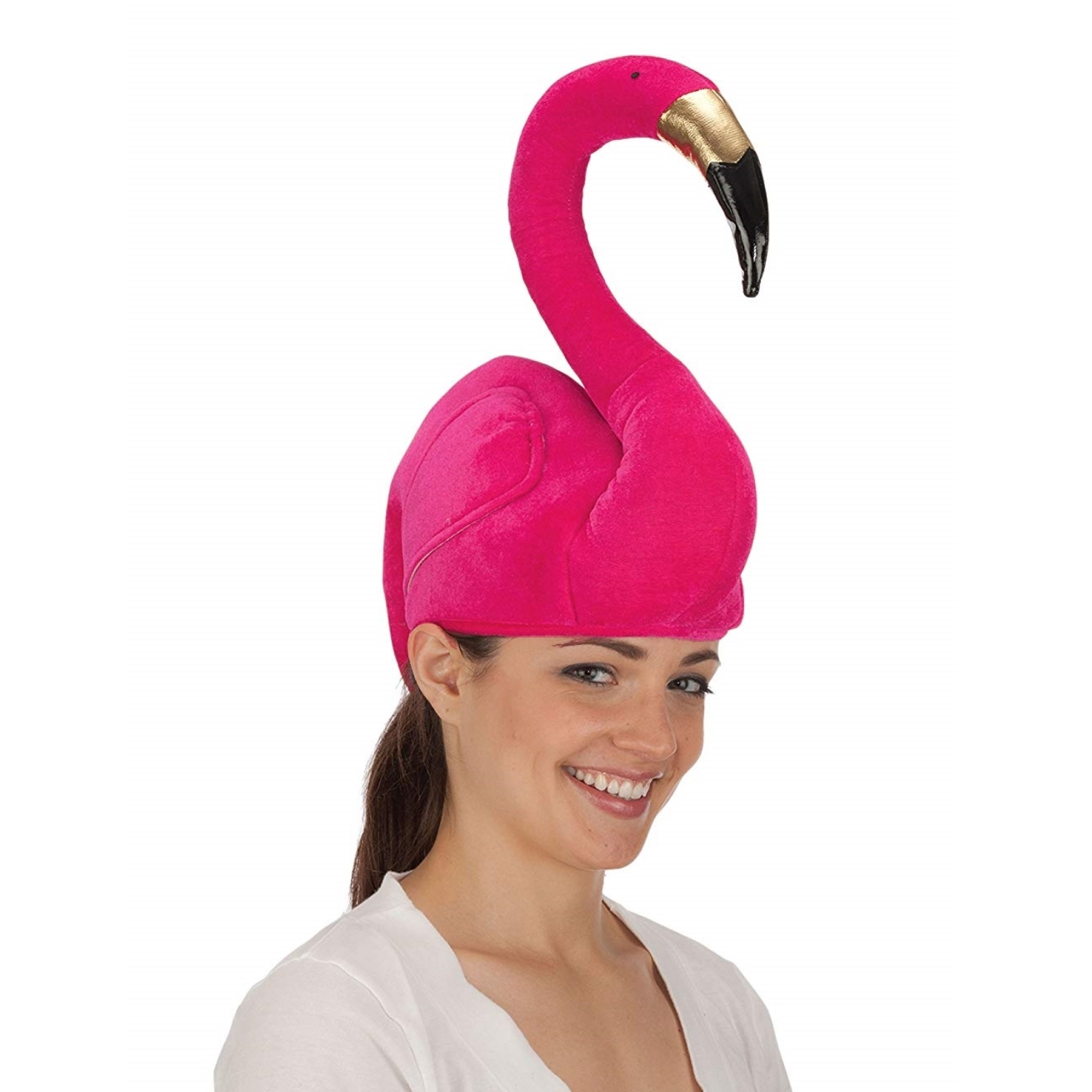 Plush Flamingo Hat