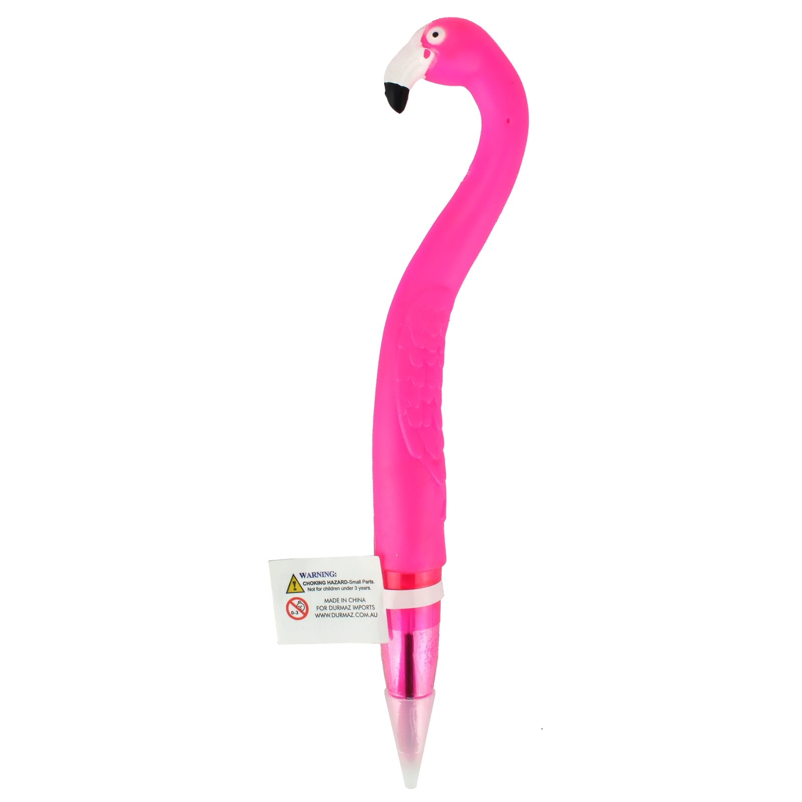 Pink Flamingo Rubber Pen