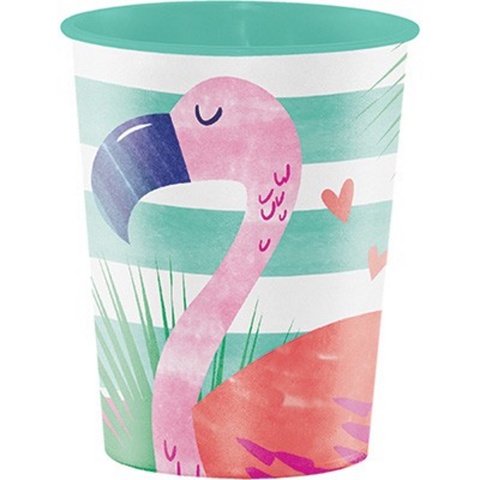Tropical Flamingo Large Plastic Cup