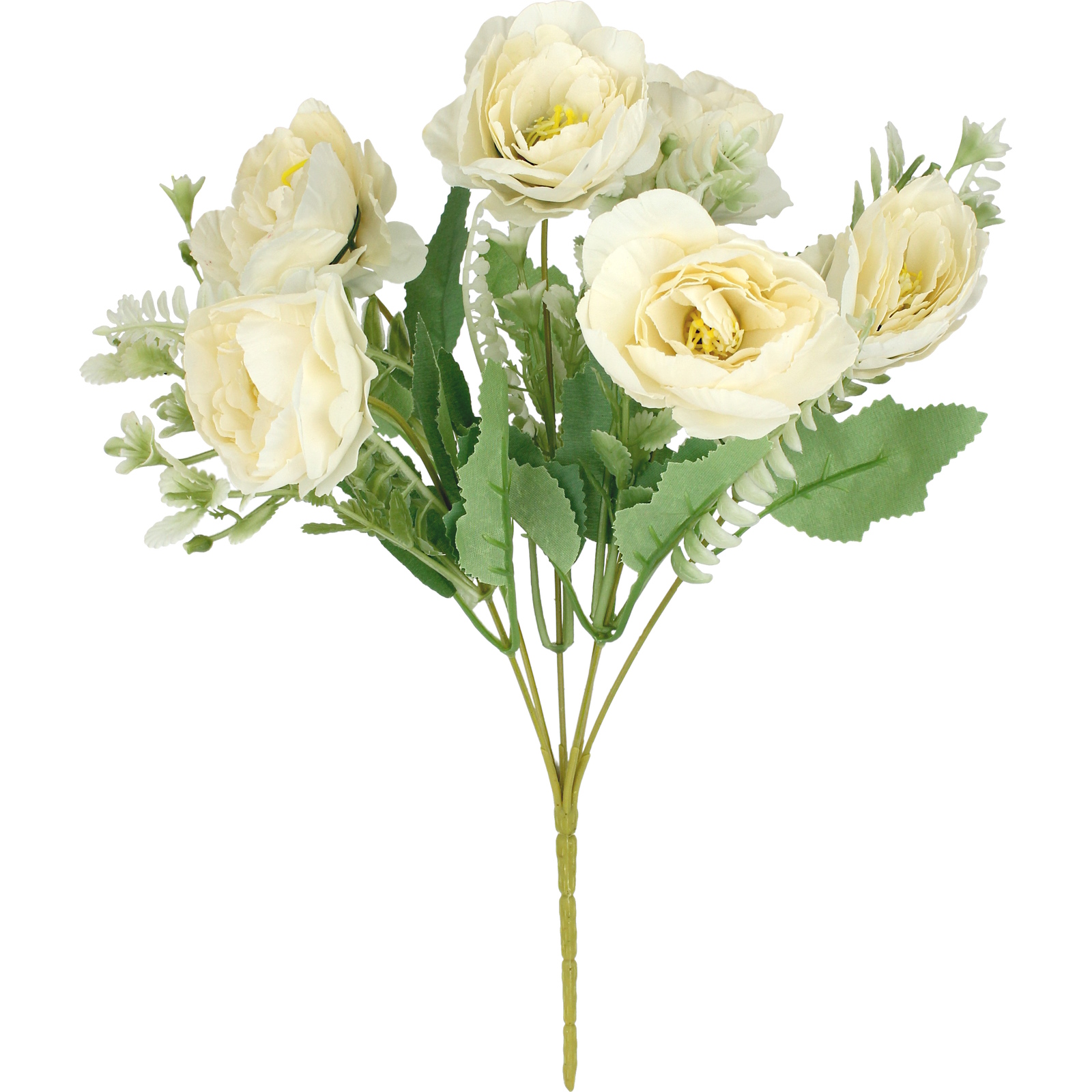 Artificial Cream Austin Roses (1 Bouquet) 